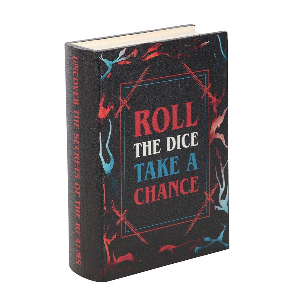 Black - Something Different - Roll the Dice Take a Chance Book Shaped Storage - 2