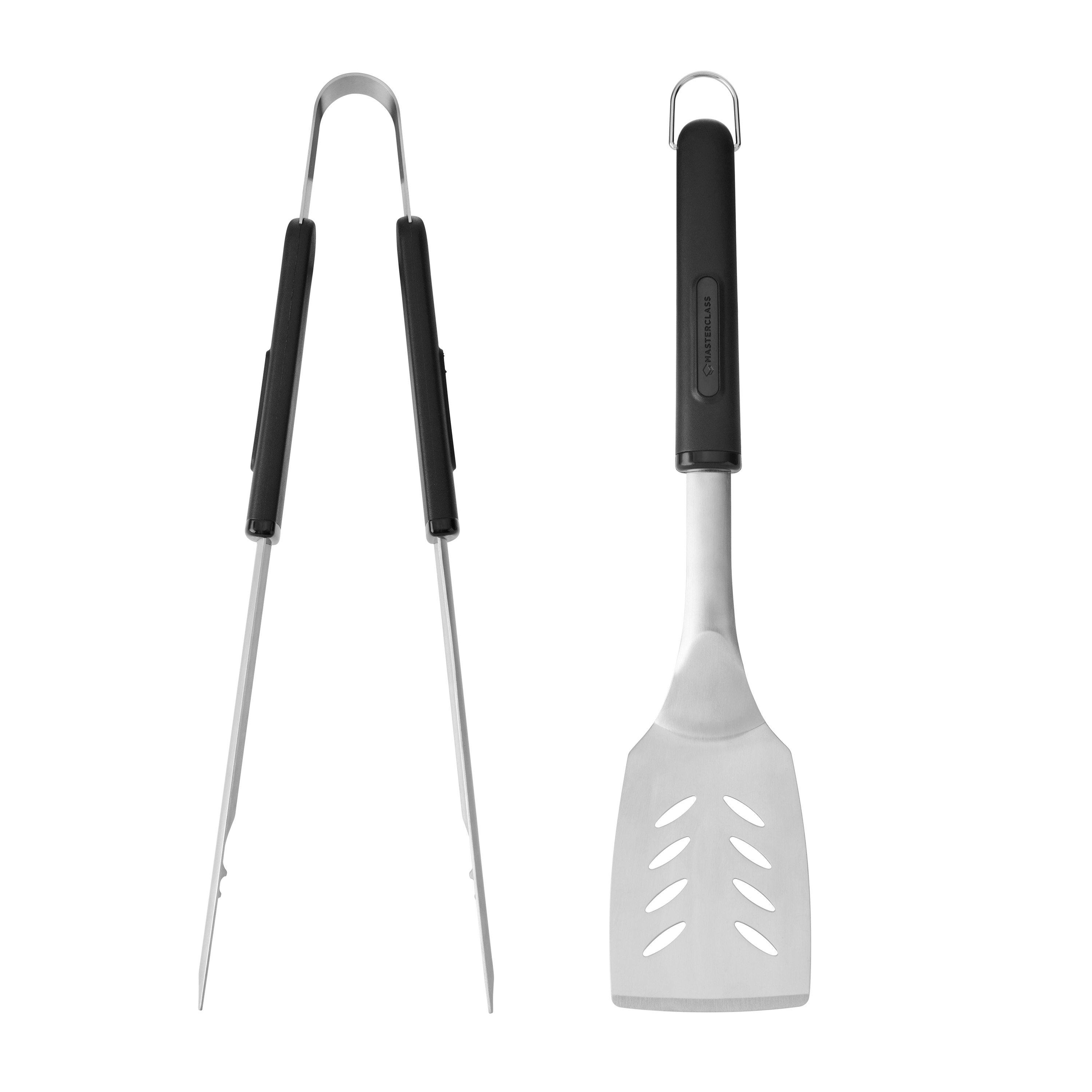 Silver - MasterClass - MasterClass Barbecue Tongs & Turner - 1