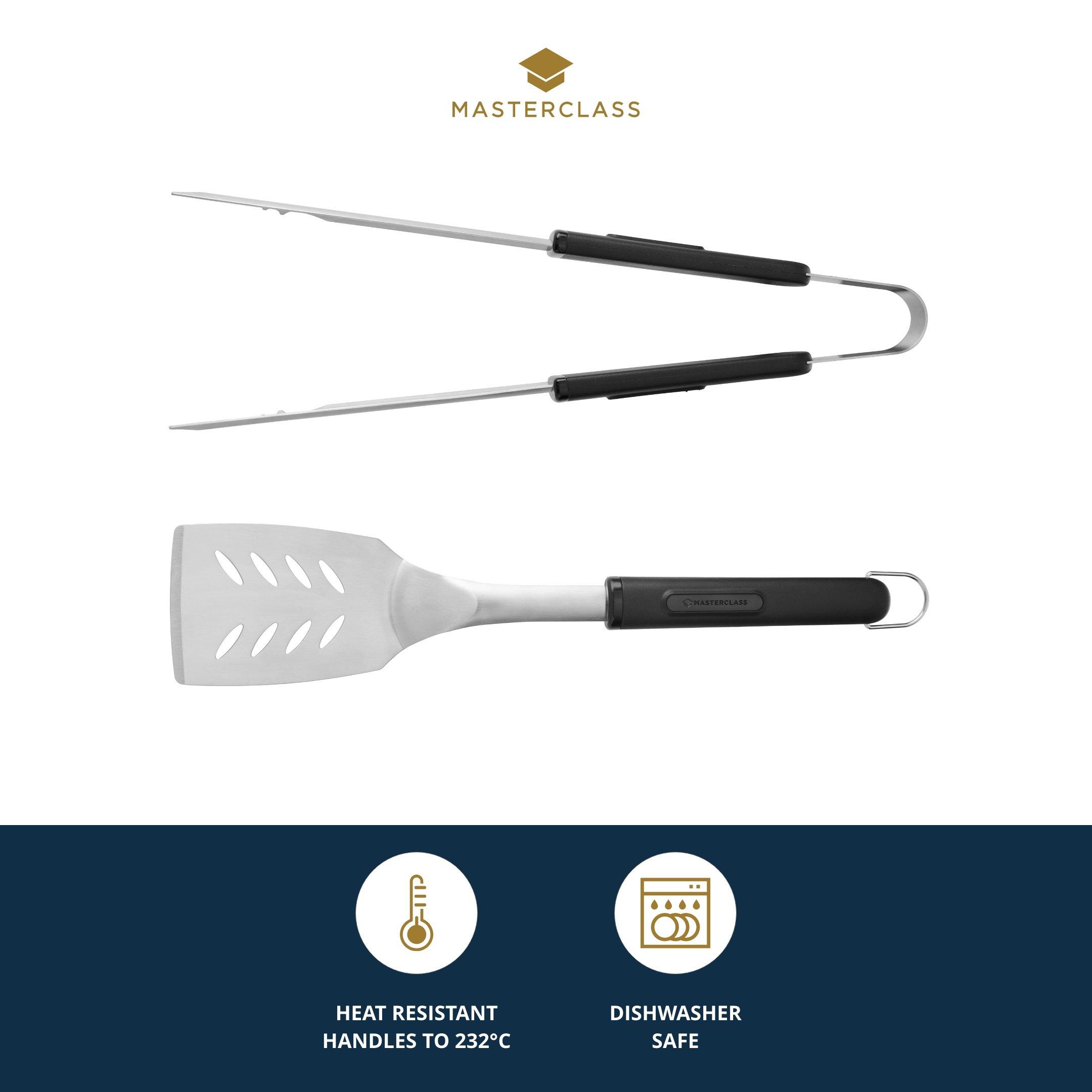 Silver - MasterClass - MasterClass Barbecue Tongs & Turner - 5