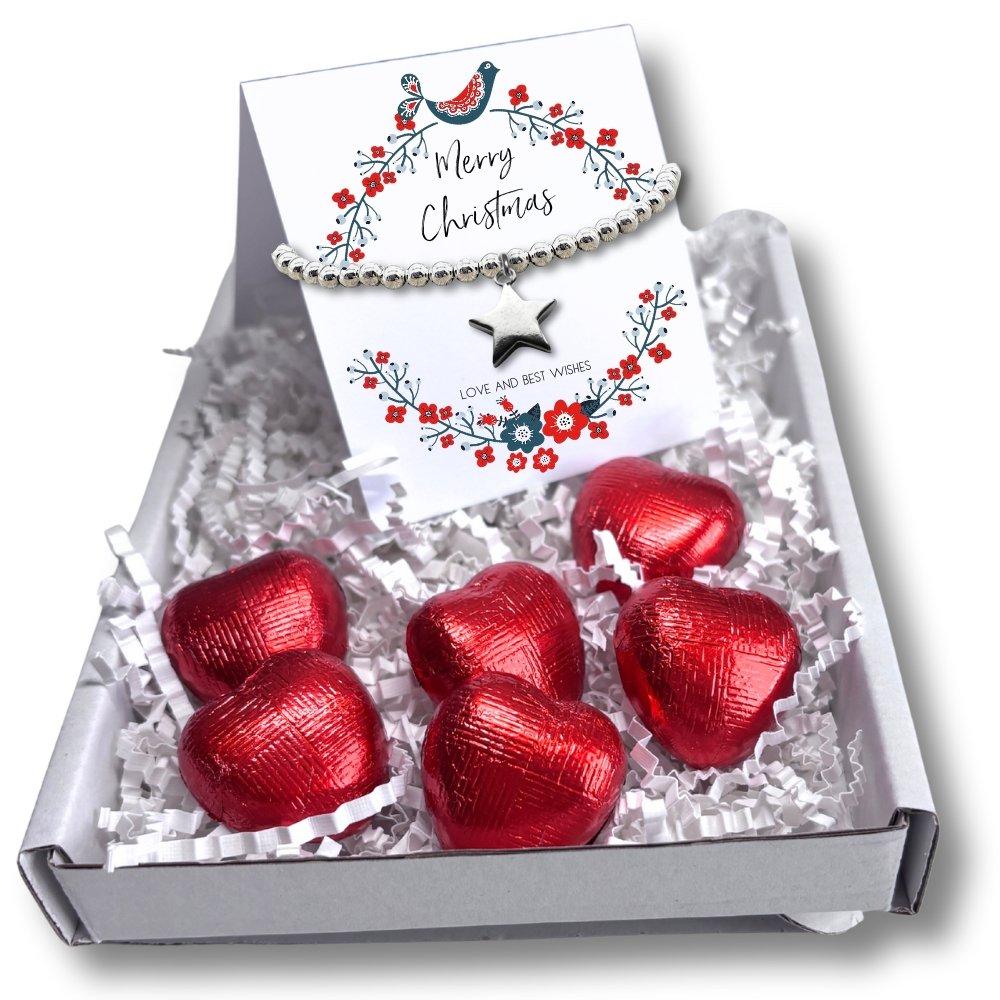 Silver - Aye Do Gifts - Christmas Star MiniGiftHamper Silver Star Bracelet - 1