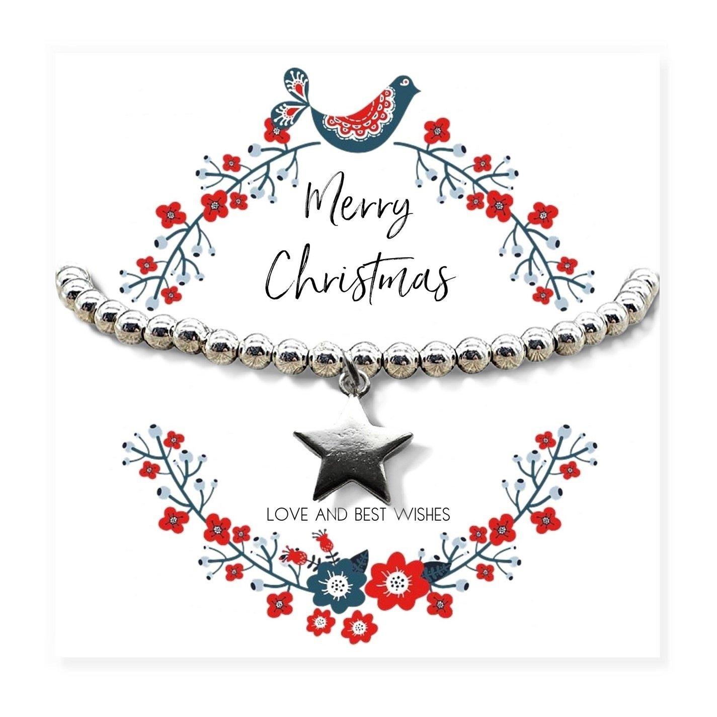 Silver - Aye Do Gifts - Christmas Star MiniGiftHamper Silver Star Bracelet - 2