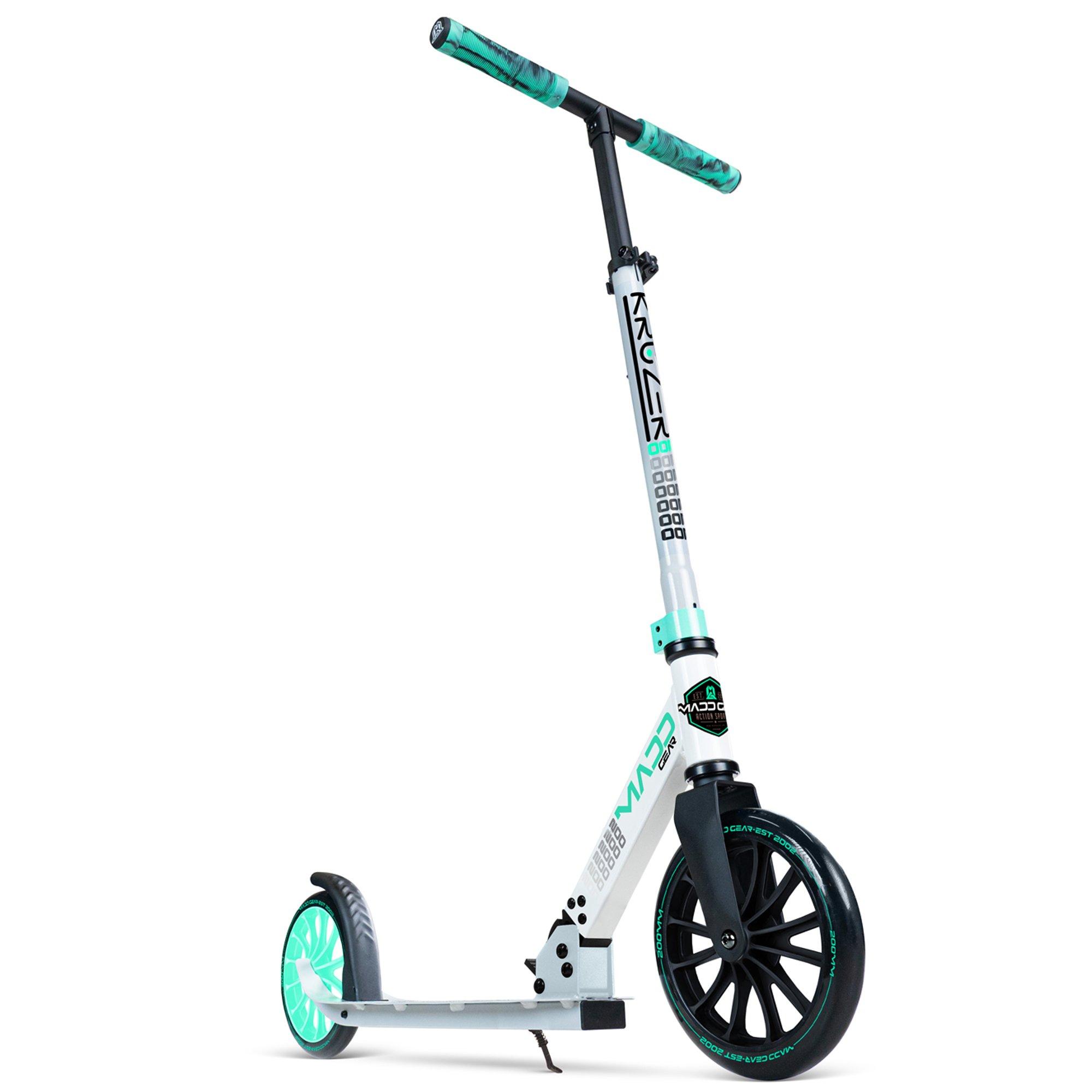 Grey/Teal - Madd Gear - MADD GEAR KRUZER V2-200 BIG WHEEL COMMUTER SCOOTER - 3