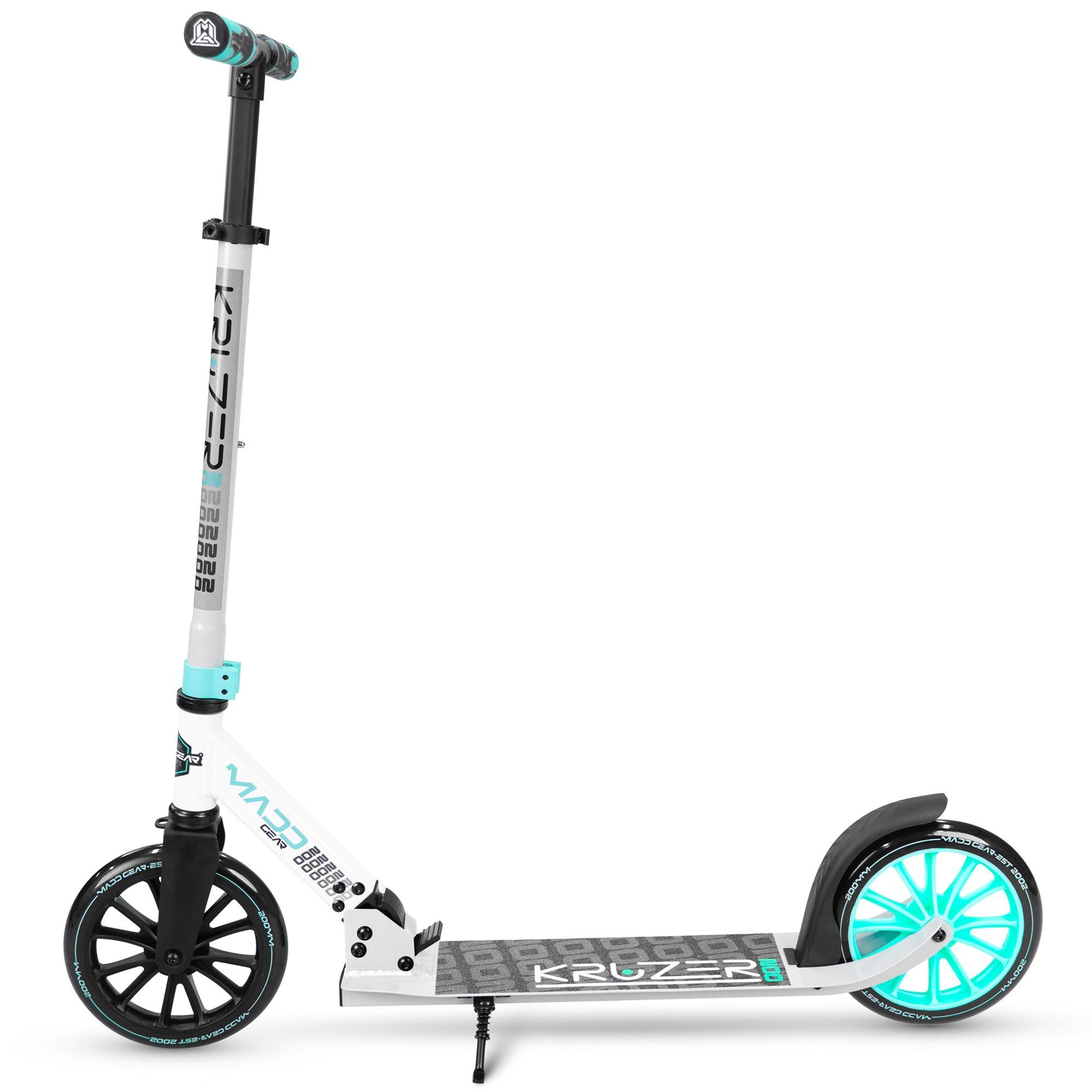 Grey/Teal - Madd Gear - MADD GEAR KRUZER V2-200 BIG WHEEL COMMUTER SCOOTER - 5