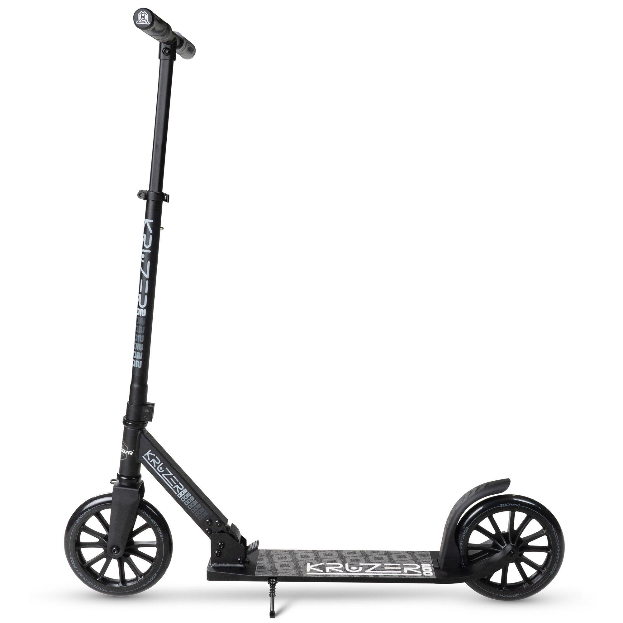 Black/Black - Madd Gear - MADD GEAR KRUZER V2-200 BIG WHEEL COMMUTER SCOOTER - 5