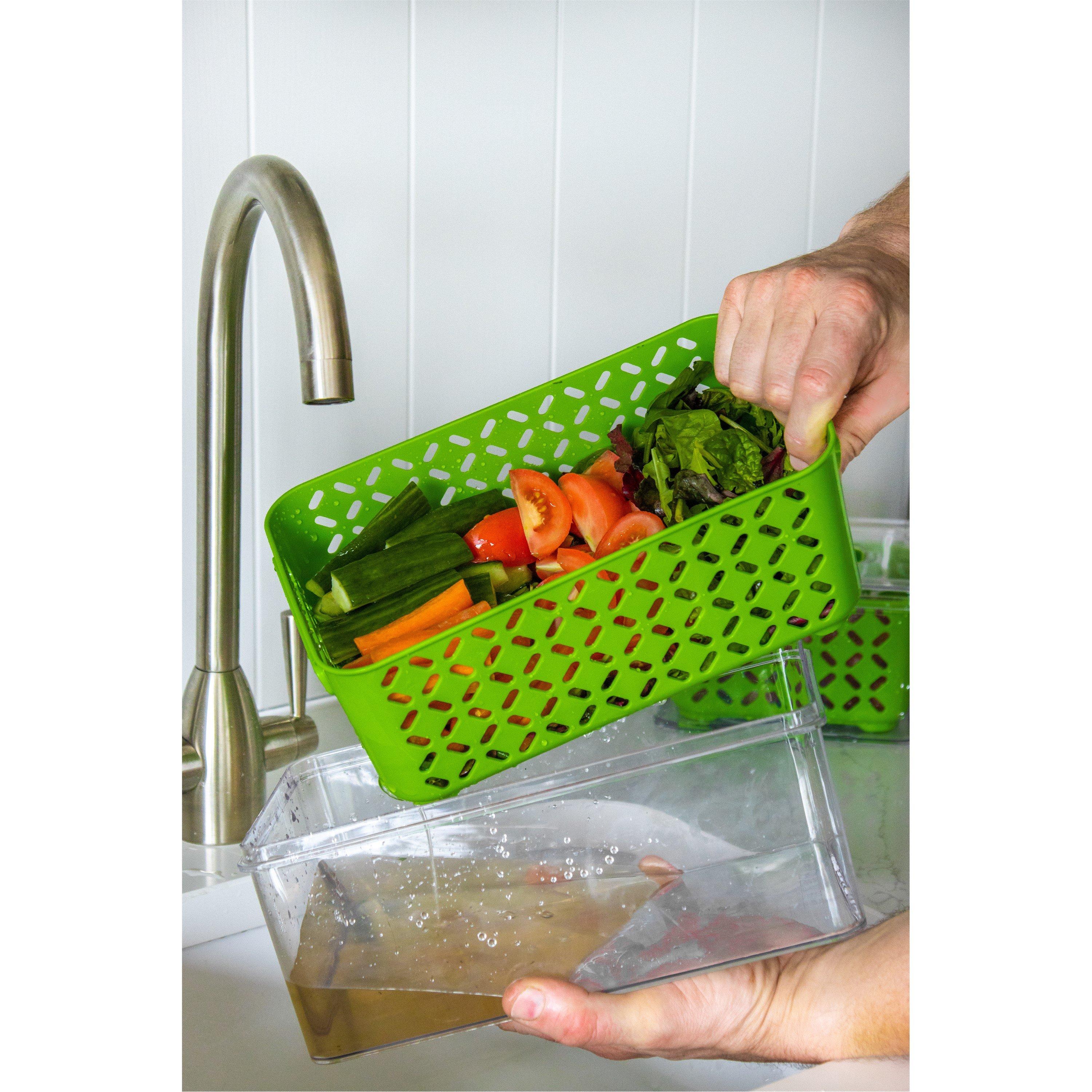 Green - MasterClass - MasterClass Lidded Fridge Storage Box - 4
