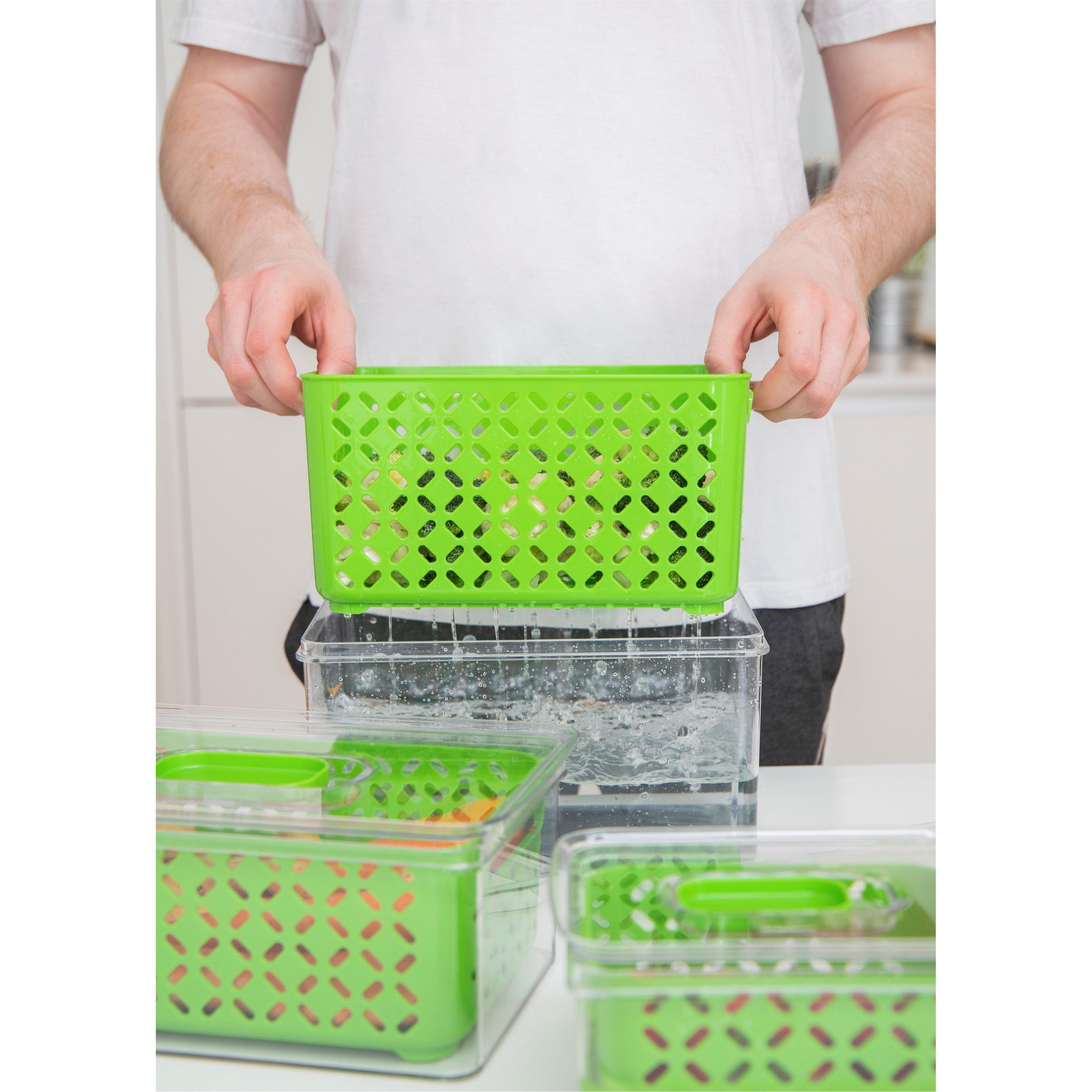 Green - MasterClass - MasterClass Lidded Fridge Storage Box - 6