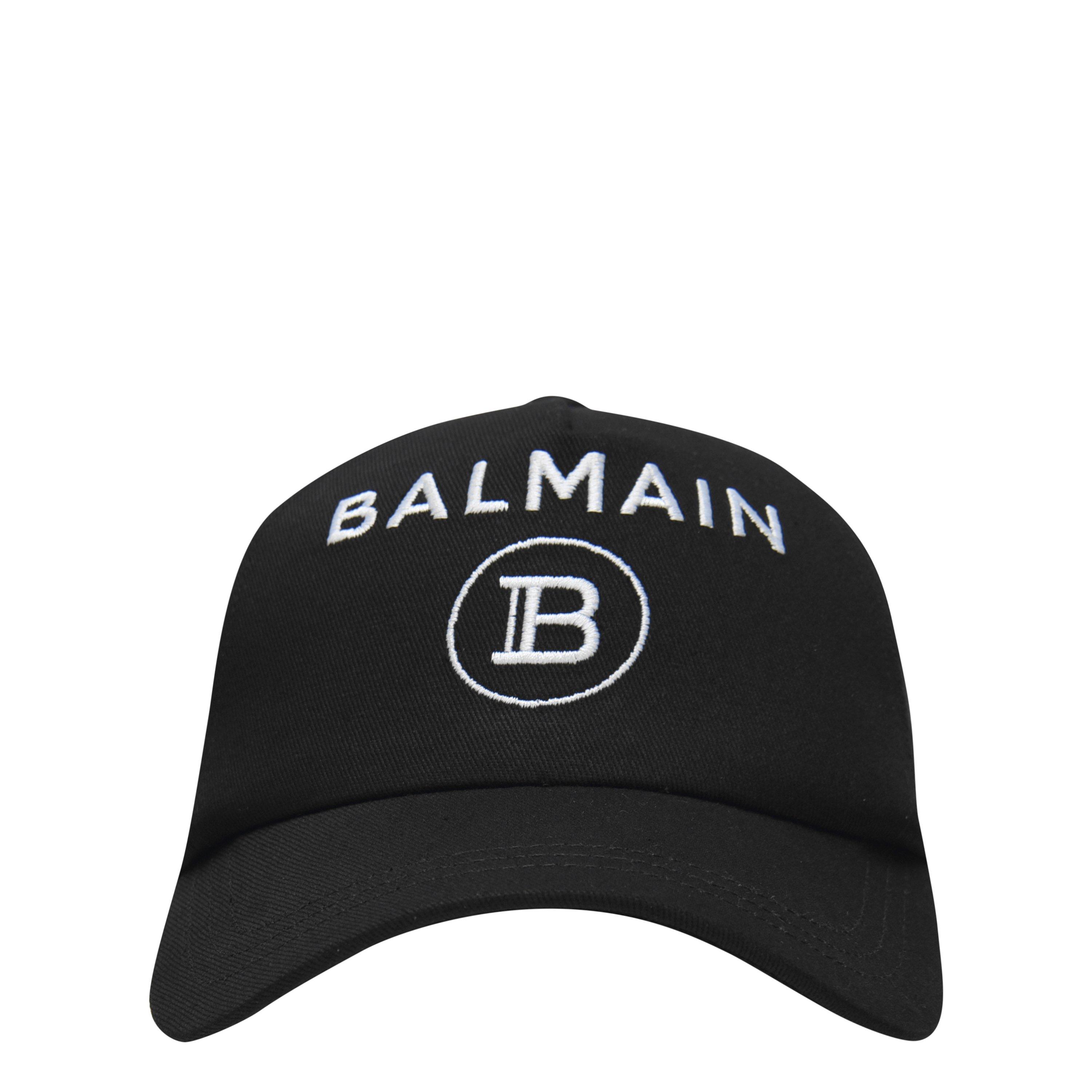 Noir/Blanc - Balmain - Logo Baseball Cap - 2