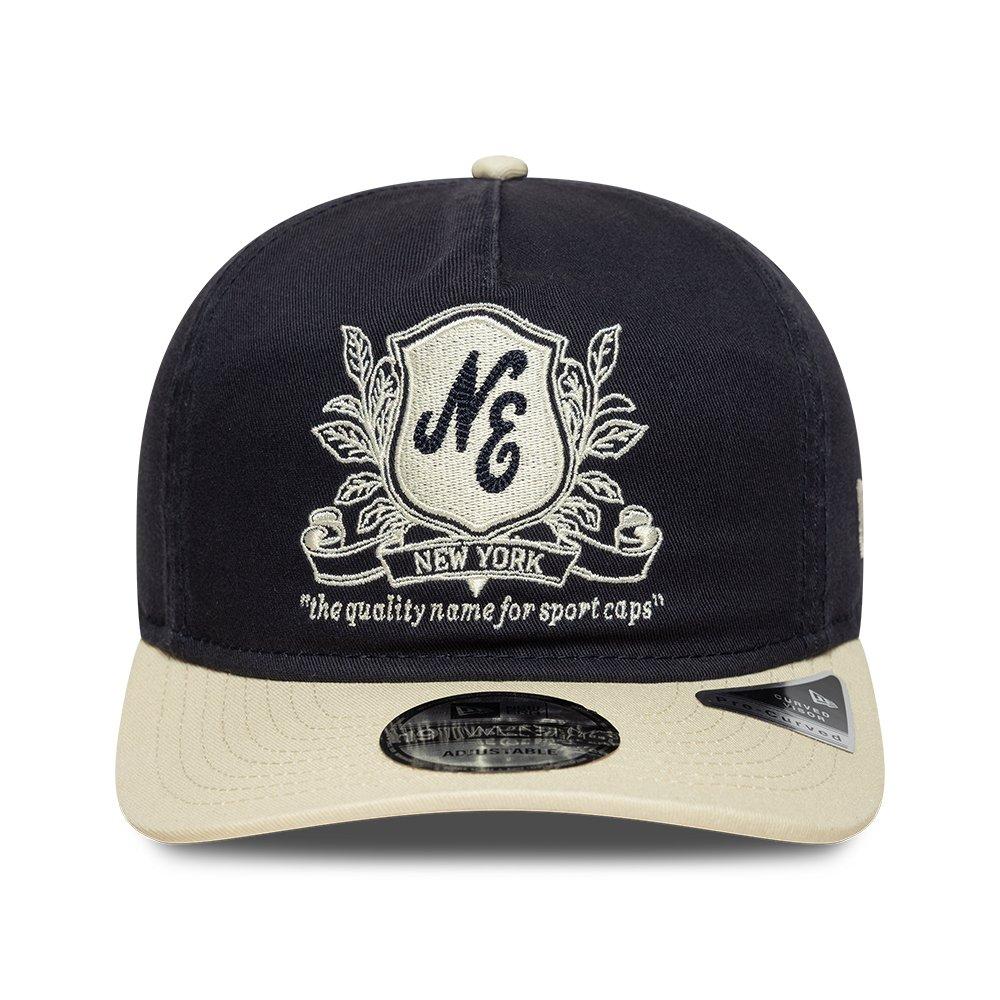 NE Navy/Cream - New Era - 19TWENTY Washed Graphic Cap - 2