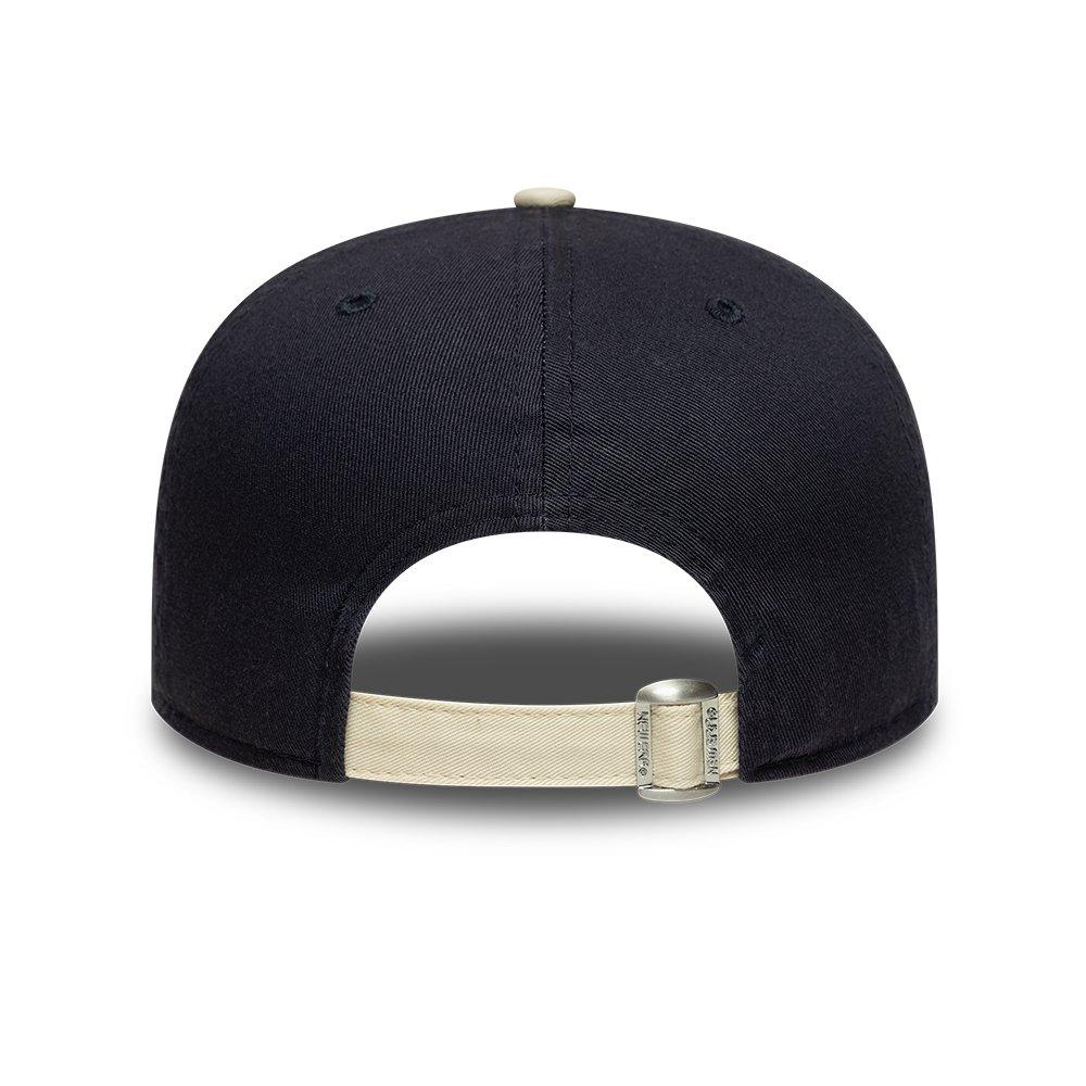 NE Navy/Cream - New Era - 19TWENTY Washed Graphic Cap - 4