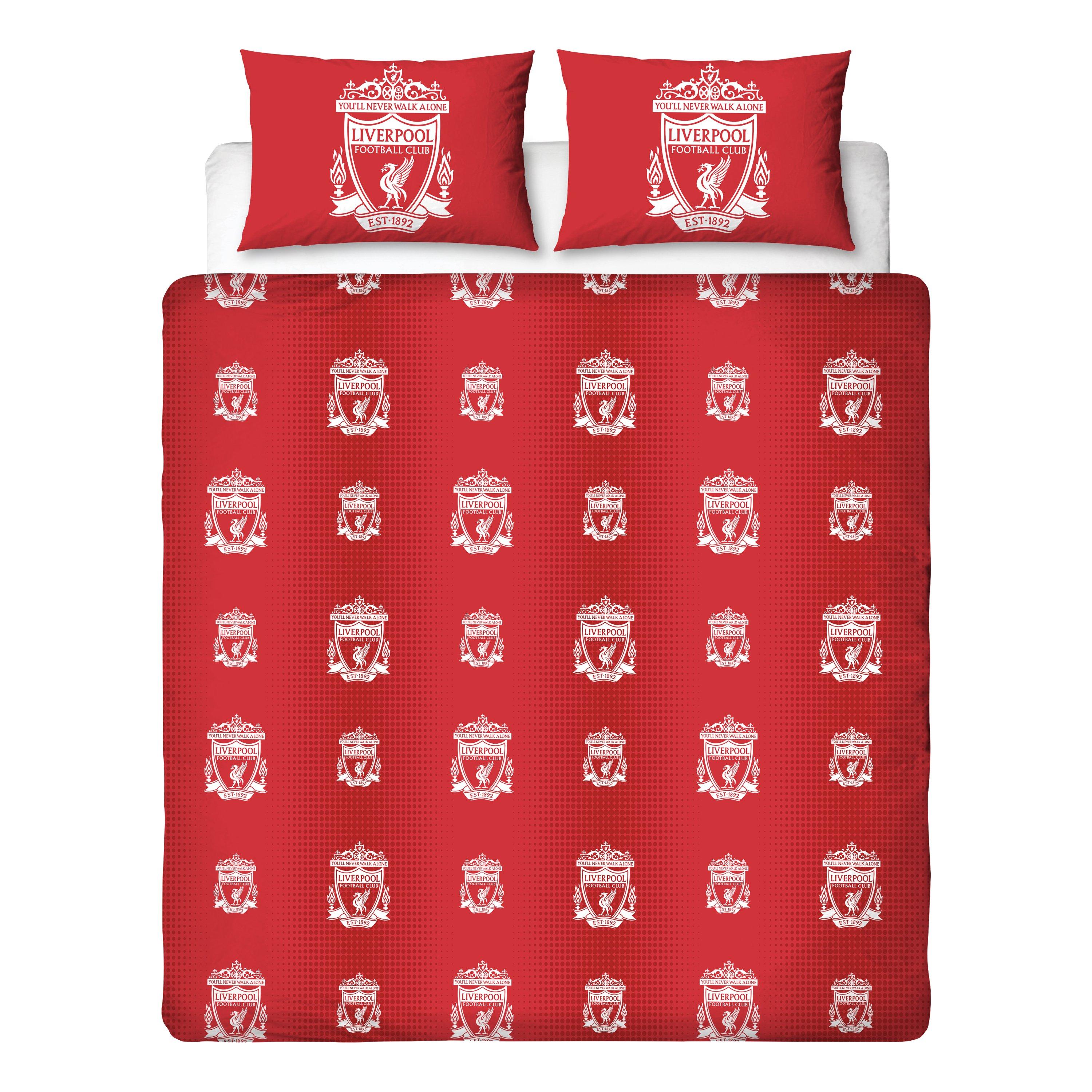 Red - Liverpool FC - Liverpool FC Crunch Double Duvet Cover - 2