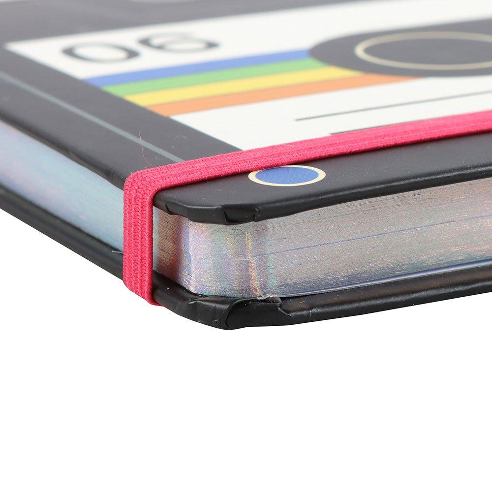 Black - Something Different - Retro Cassette Tape A5 Notebook - 4