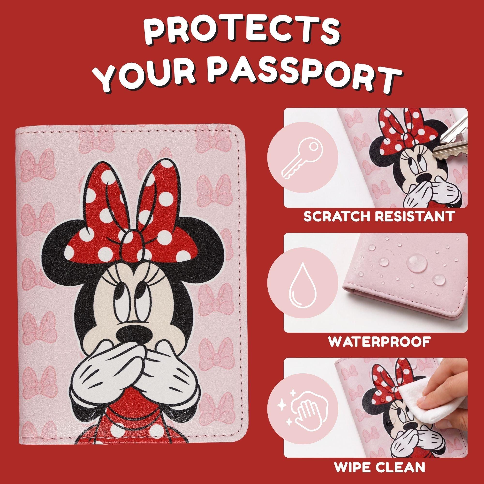 Pink - Mickey Mouse - Mickey & Minnie Passport Holder - 4