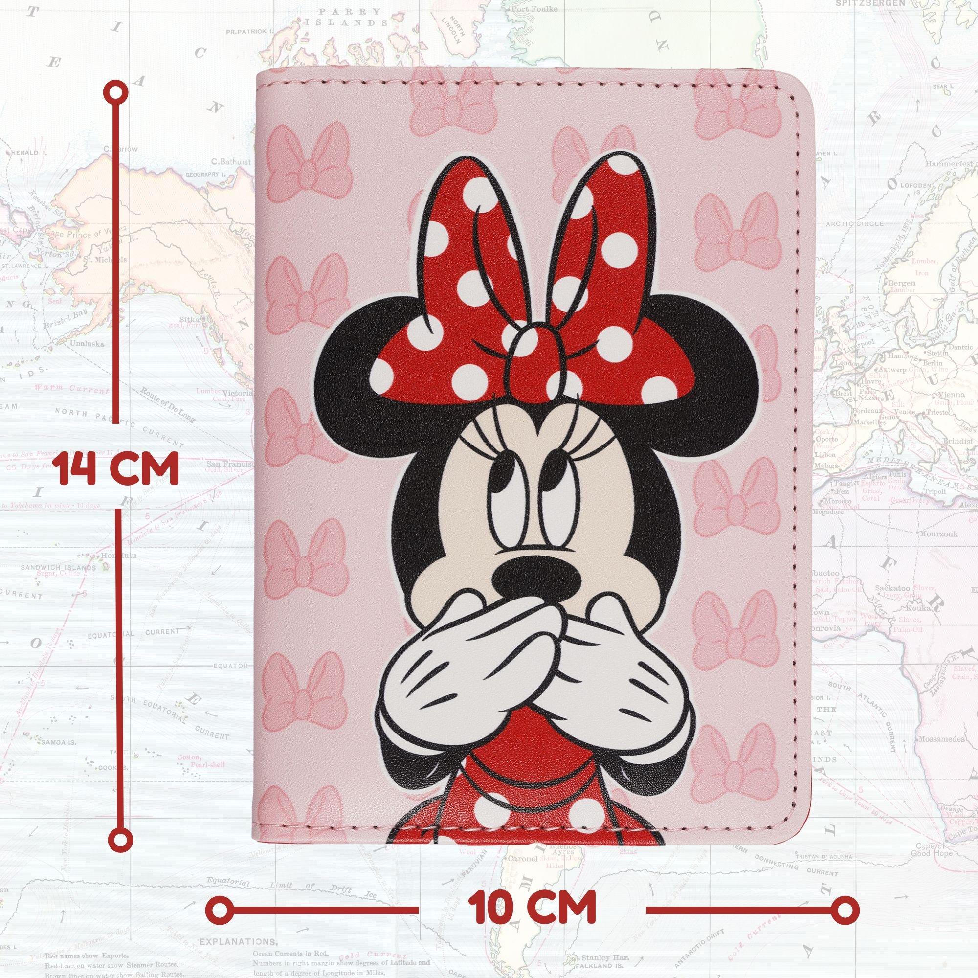 Pink - Mickey Mouse - Mickey & Minnie Passport Holder - 5