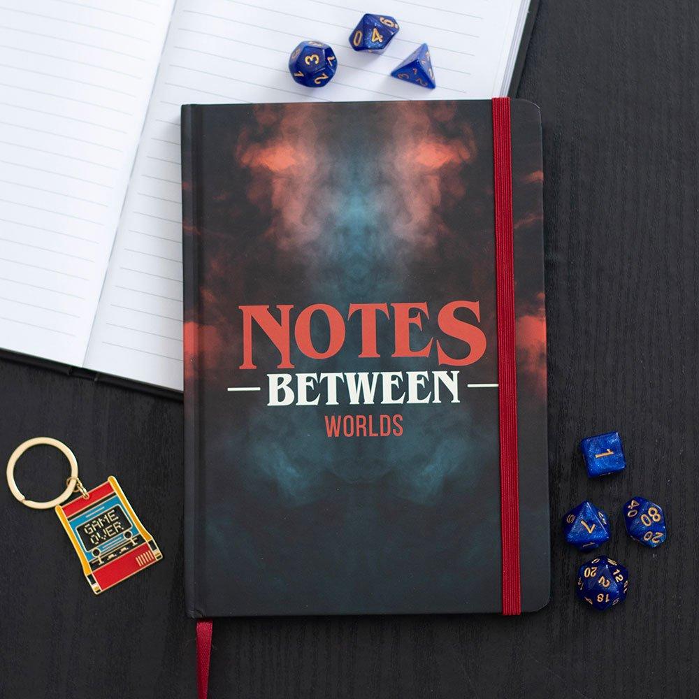 Something Different  Notes Between Worlds A5 Notebook - Black