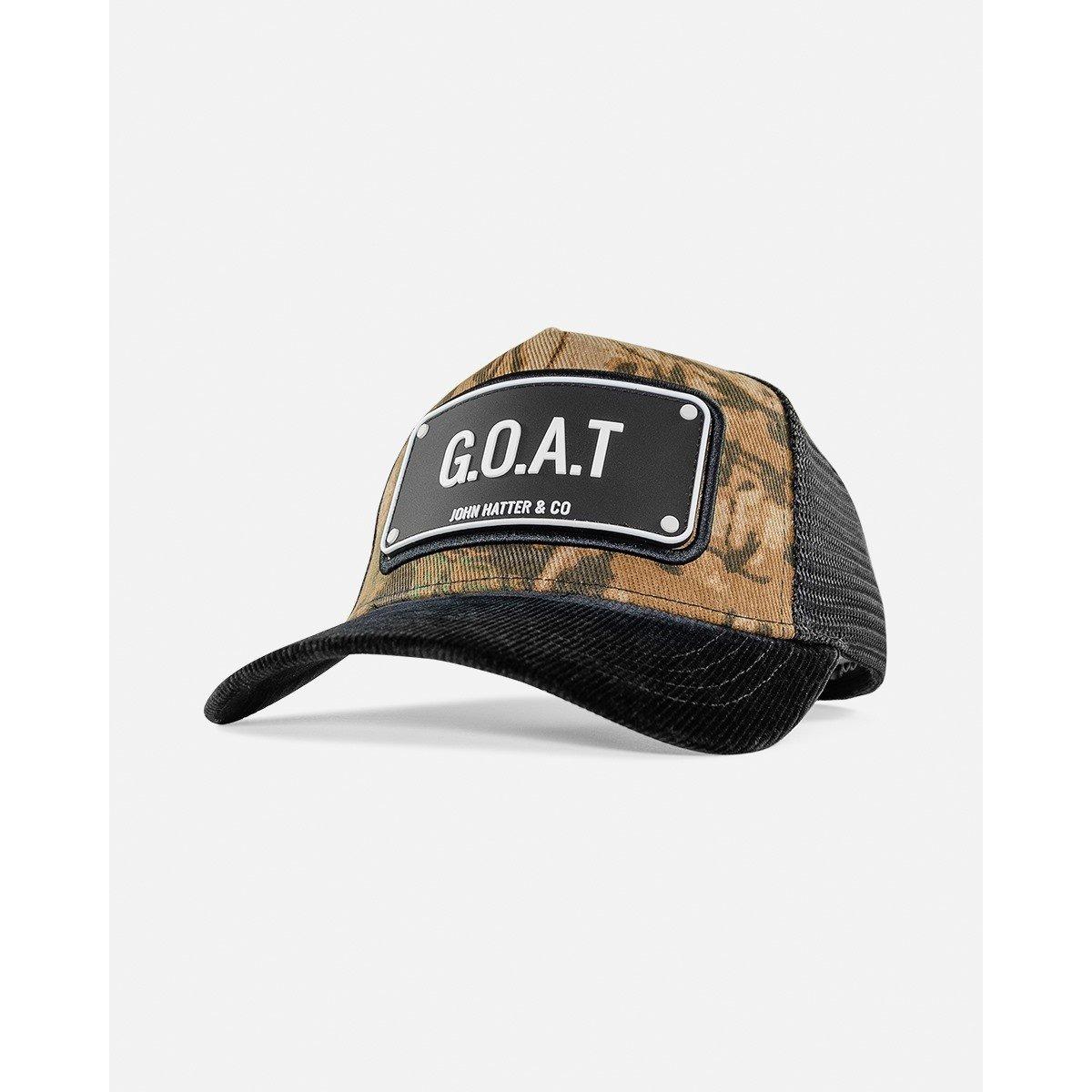 Zwart / Camo - John Hatter and CO - G.O.A.T. Trucker Cap - 1