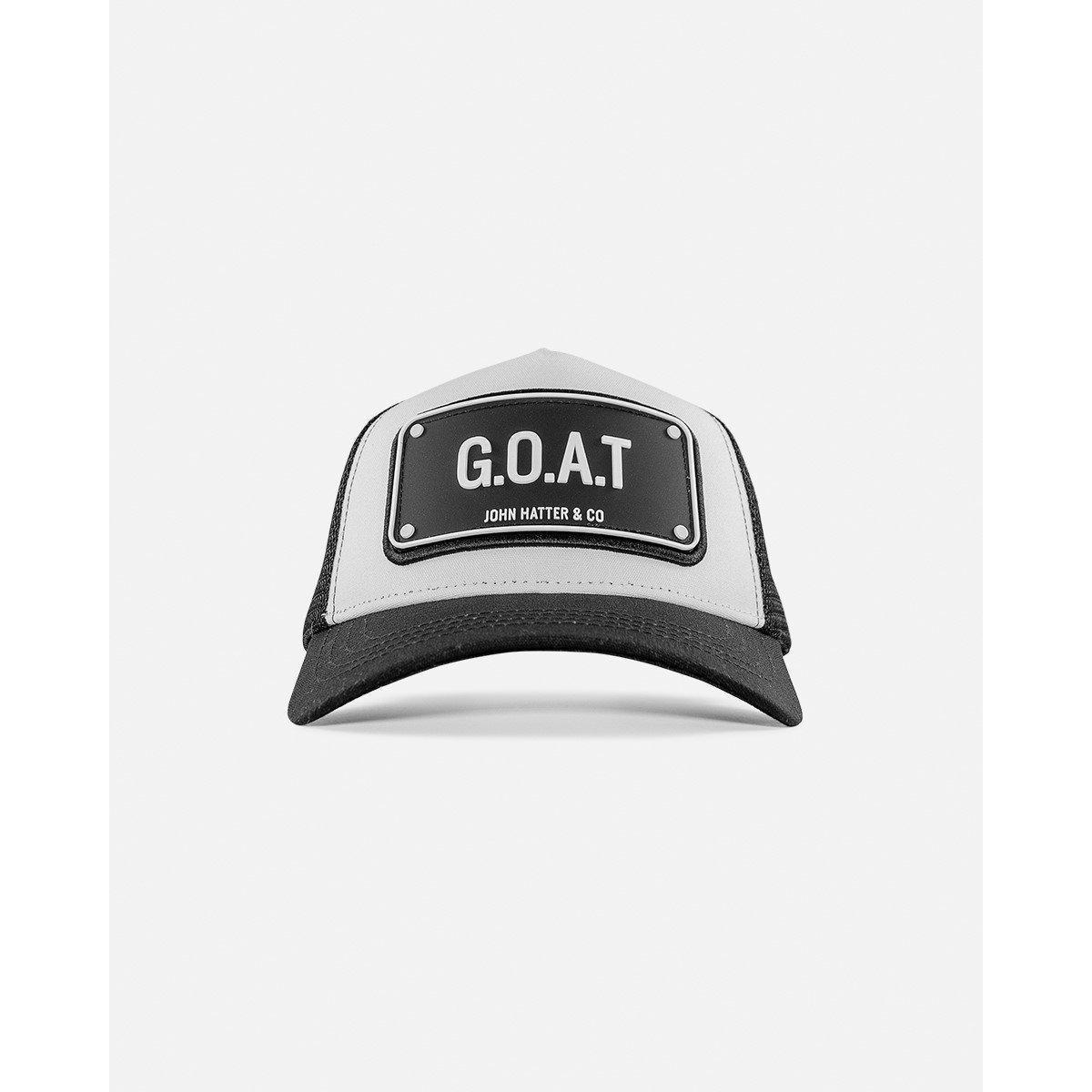 Black w/ white - John Hatter and CO - G.O.A.T. Trucker Cap - 3
