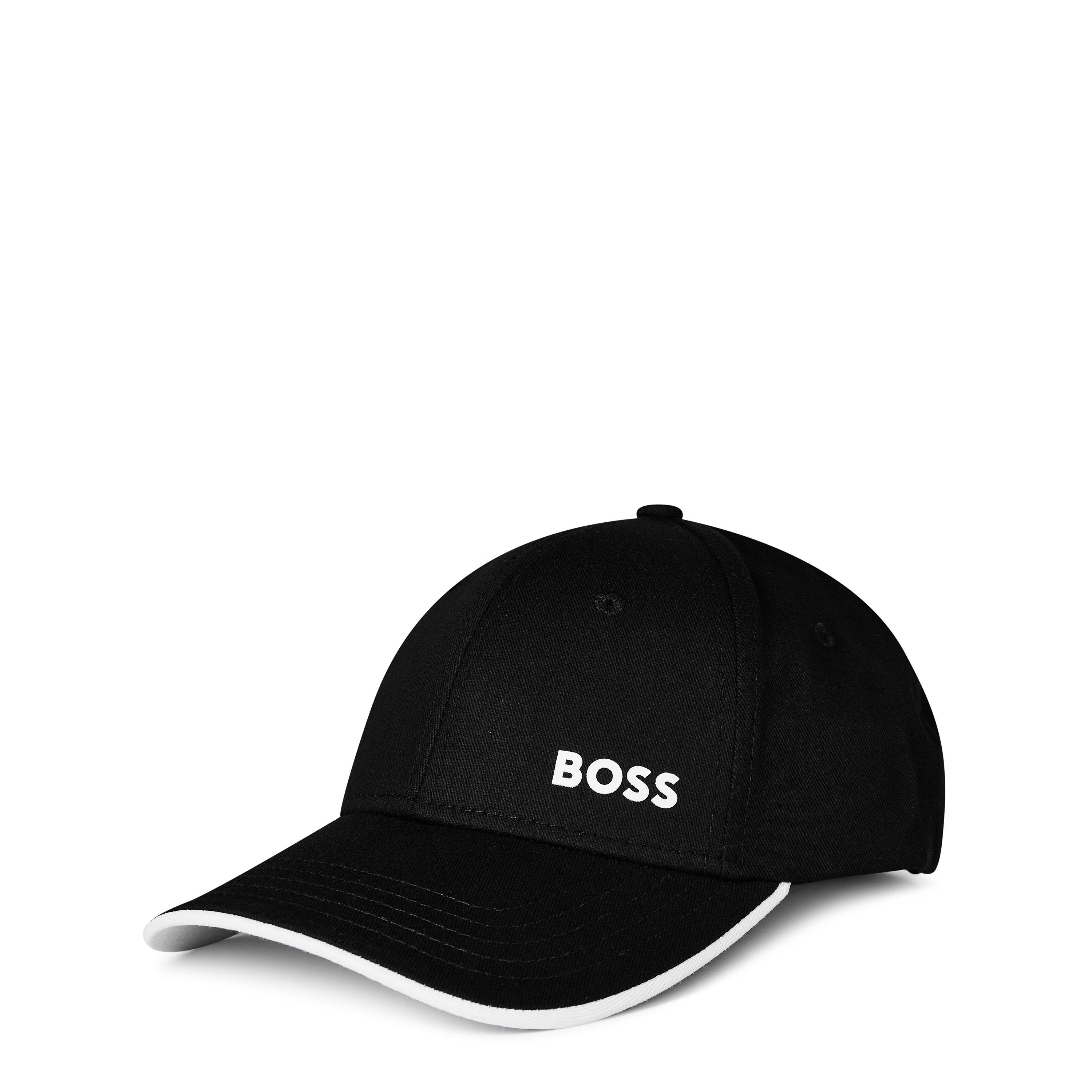 Black 002 - Boss - Men's Bold Cap Breathable Cotton Baseball Cap - 1