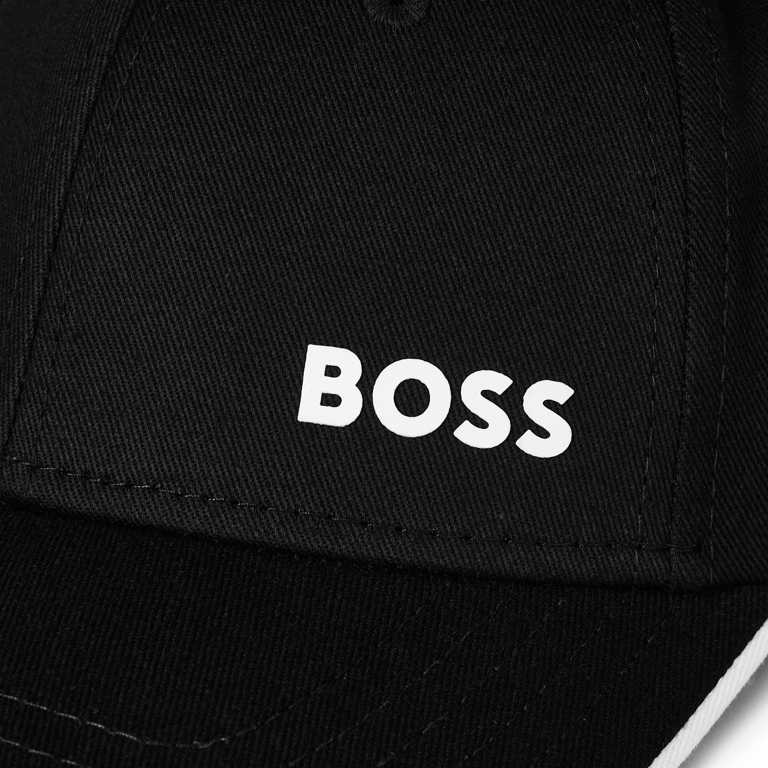 Black 002 - Boss - Men's Bold Cap Breathable Cotton Baseball Cap - 3