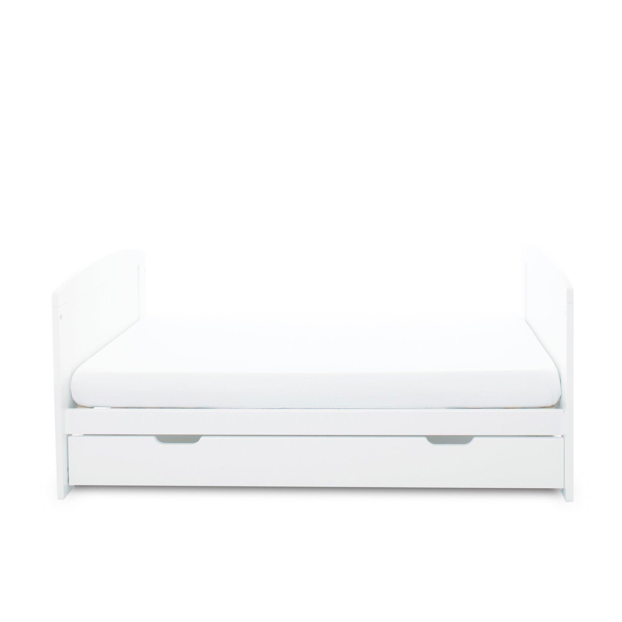 White - Ickle Bubba - Coleby Classic Cot Bed Under Drawer and Mattress - 8
