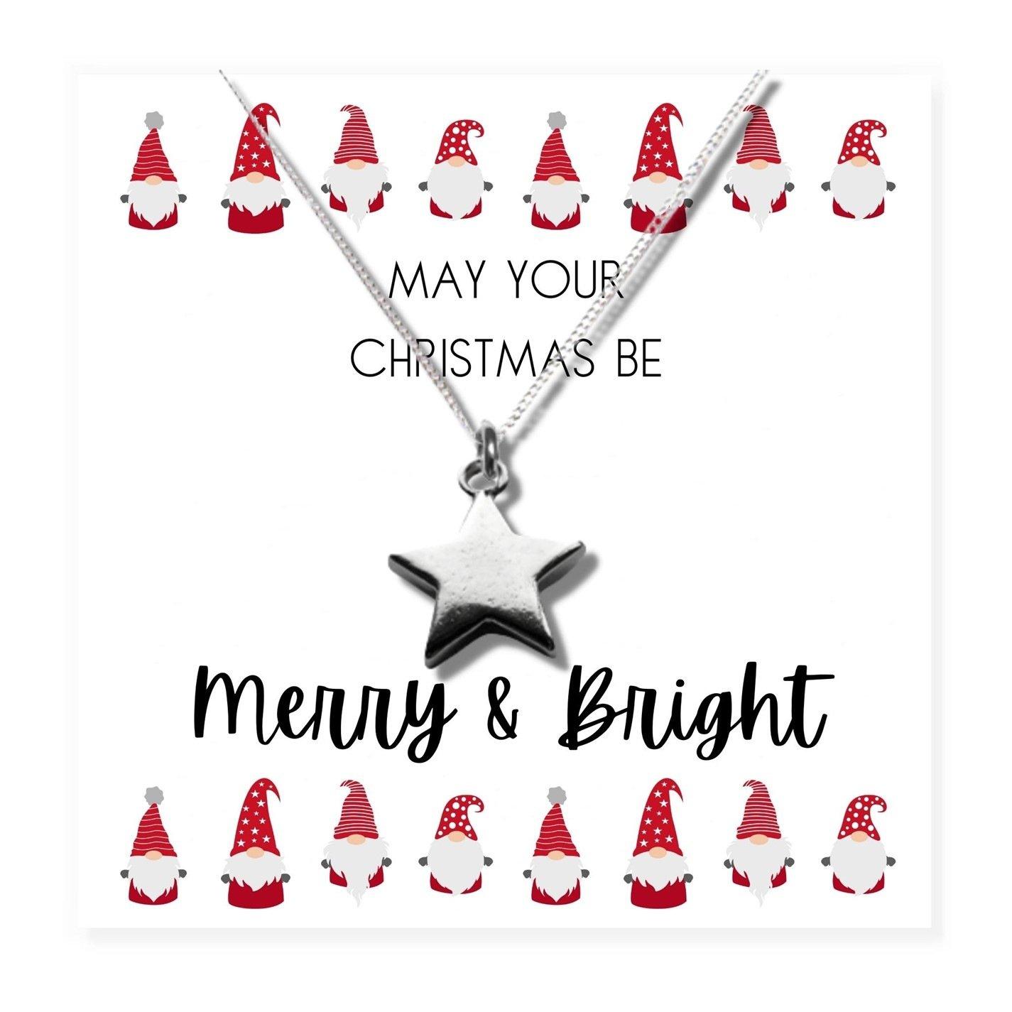 Silver - Aye Do Gifts - Merry & Bright Xmas Mini Gift Hamper Star Necklace - 2