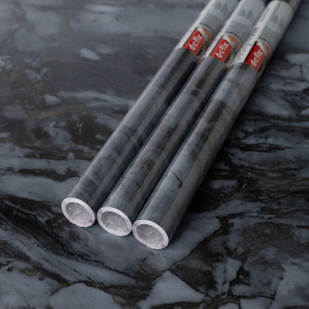 Blue/Gold - D C Fix - dc fix Marble Romeo Gold Self Adhesive Vinyl Pack - 1