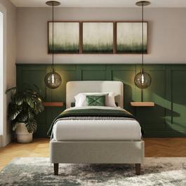 GFW Addison 90Cm Bed Frame Grey