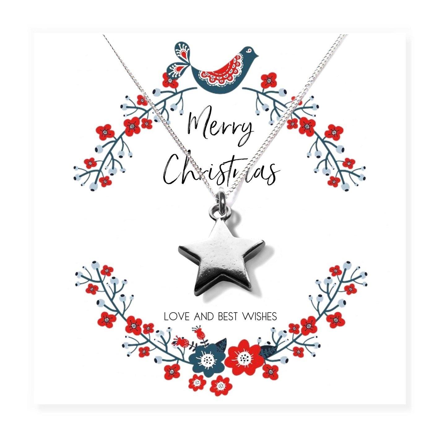 Silver - Aye Do Gifts - Christmas Star MiniGiftHamper Silver Star Necklace - 2