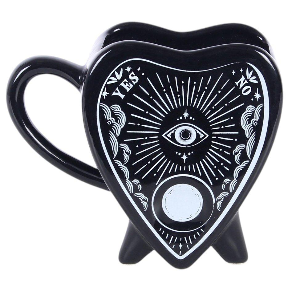 White - Something Different - Black Planchette Mug - 2