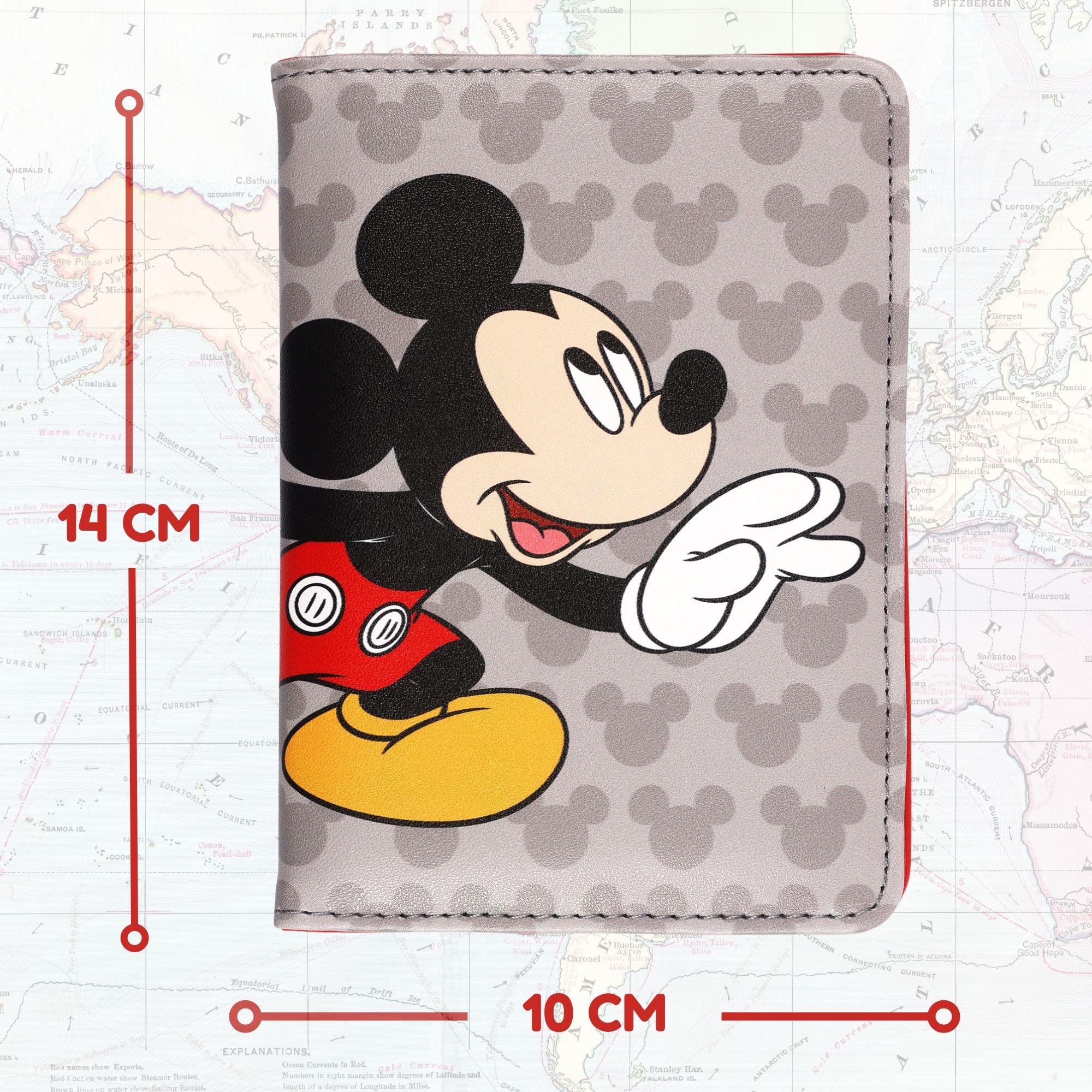 Brown - Mickey Mouse - Mickey & Minnie Passport Holder - 5
