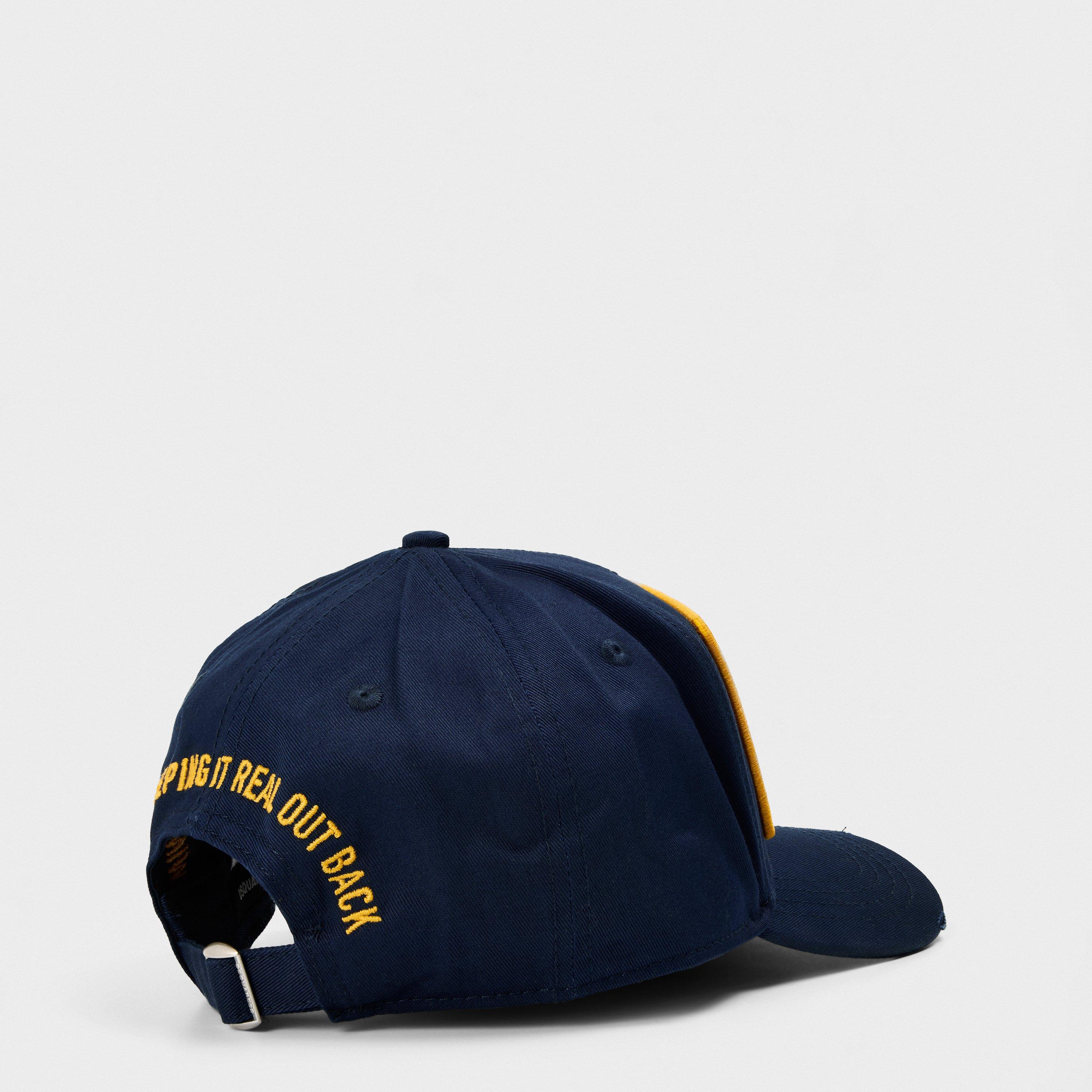 Navy - DSquared2 - Men's DSQ Baseball Cap - 2