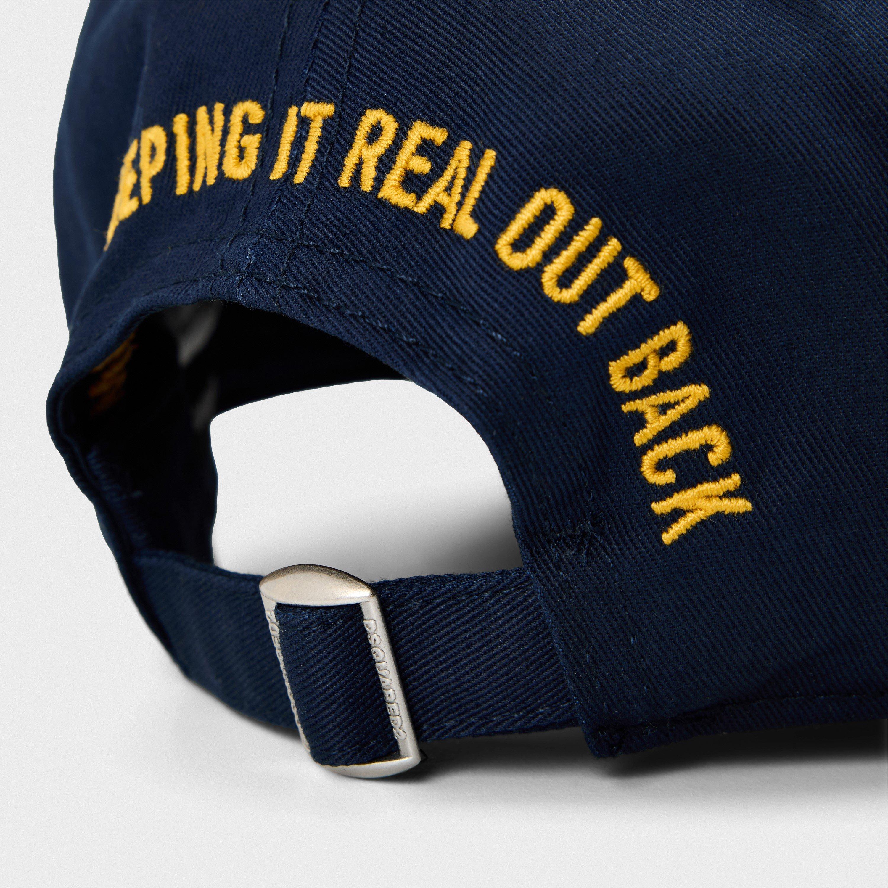 Navy - DSquared2 - Men's DSQ Baseball Cap - 4