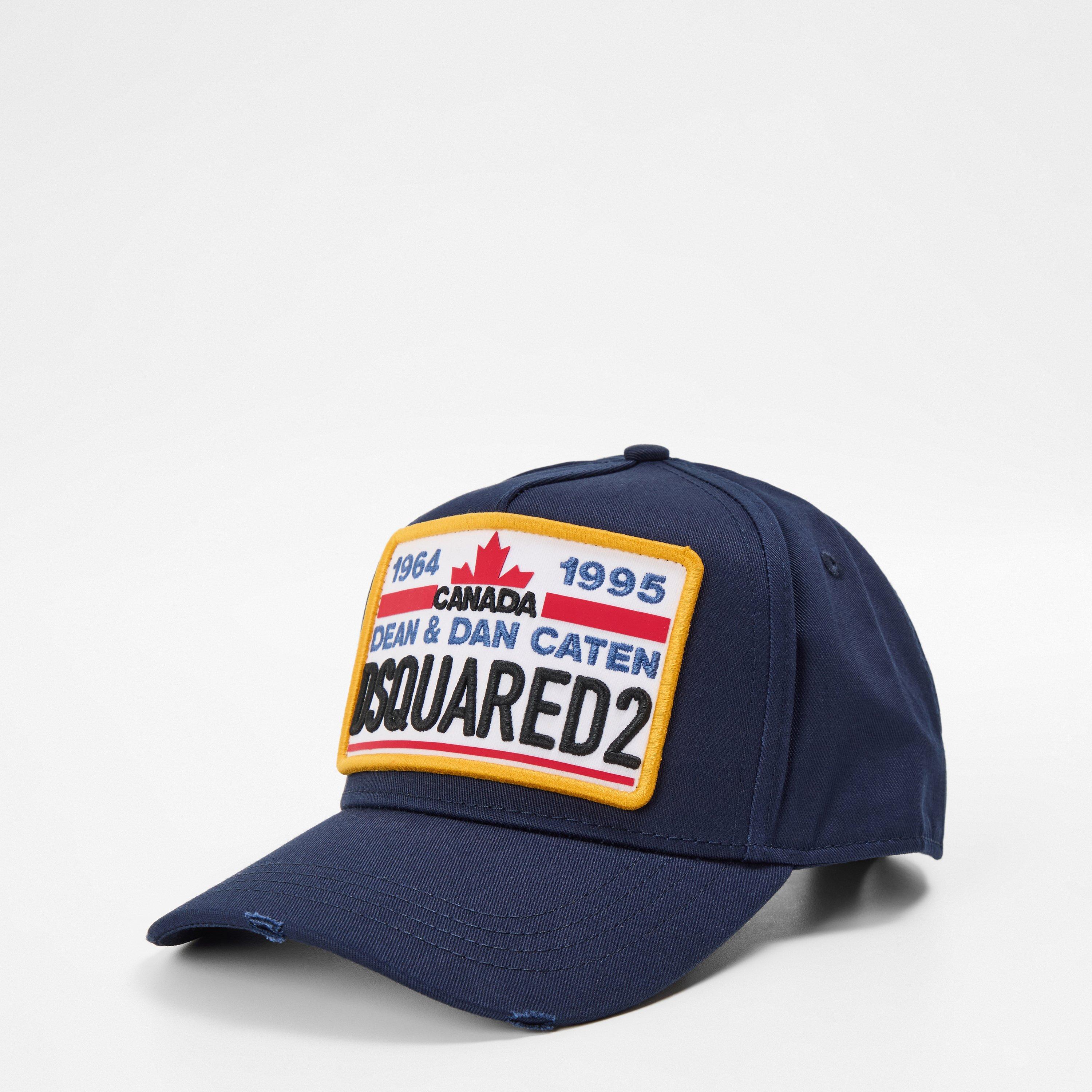 DSquared2 Men's DSQ Adjustable Baseball Cap - Navy