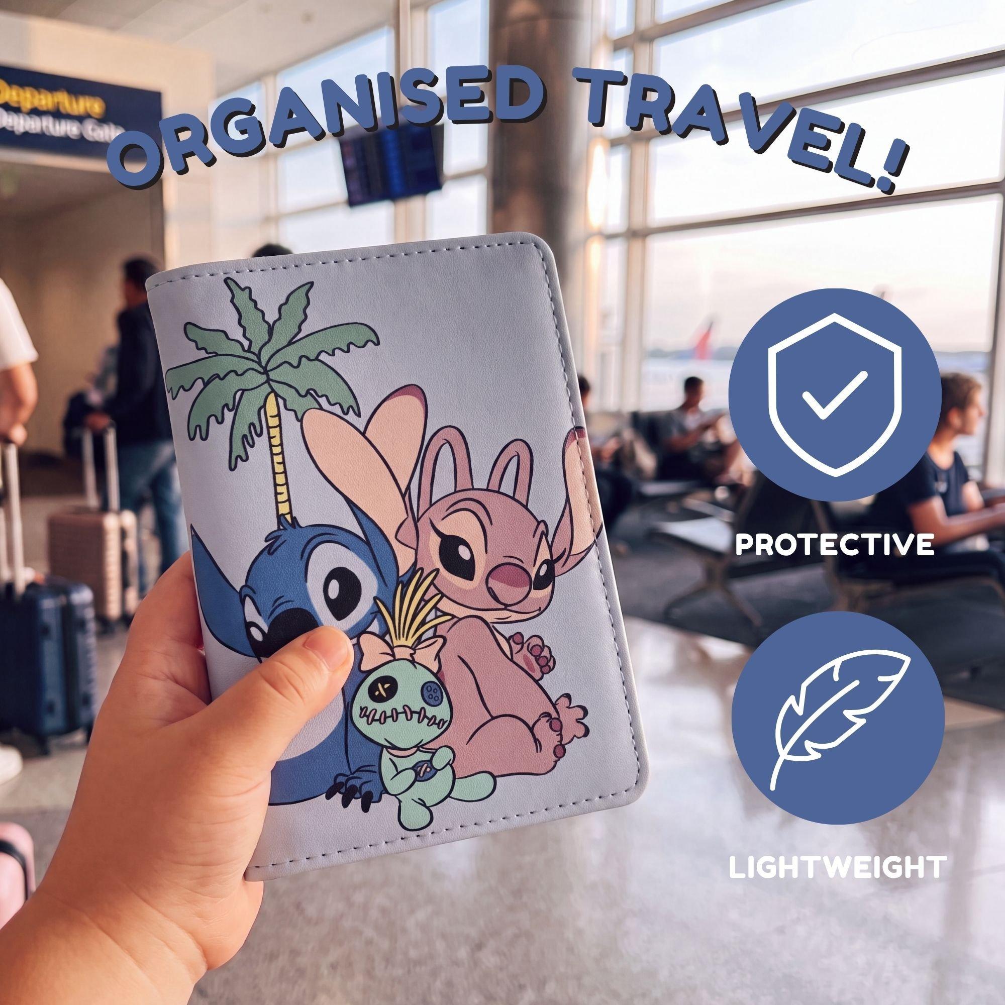 Blue - Disney Stitch - Stitch Passport Holder - 2
