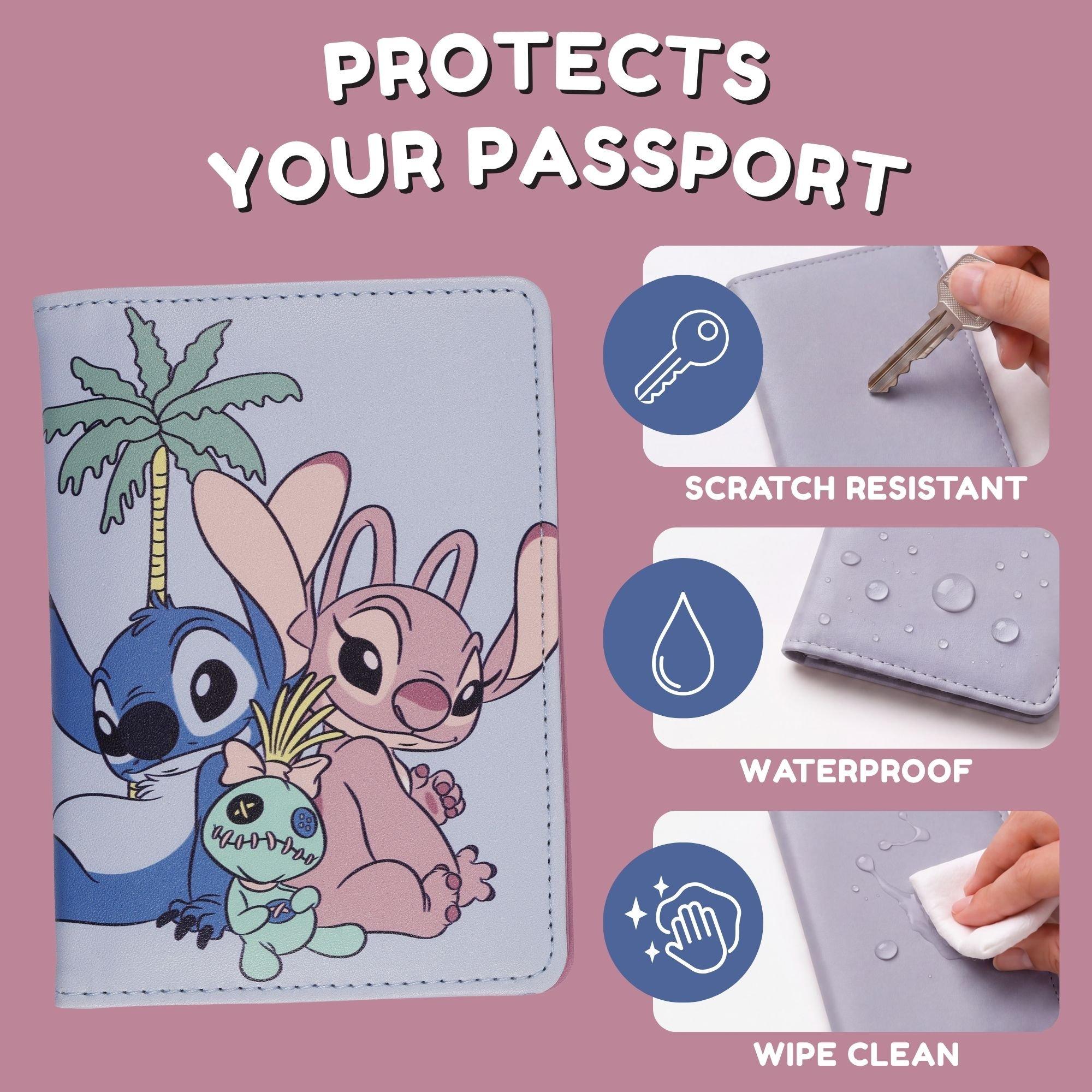 Blue - Disney Stitch - Stitch Passport Holder - 4