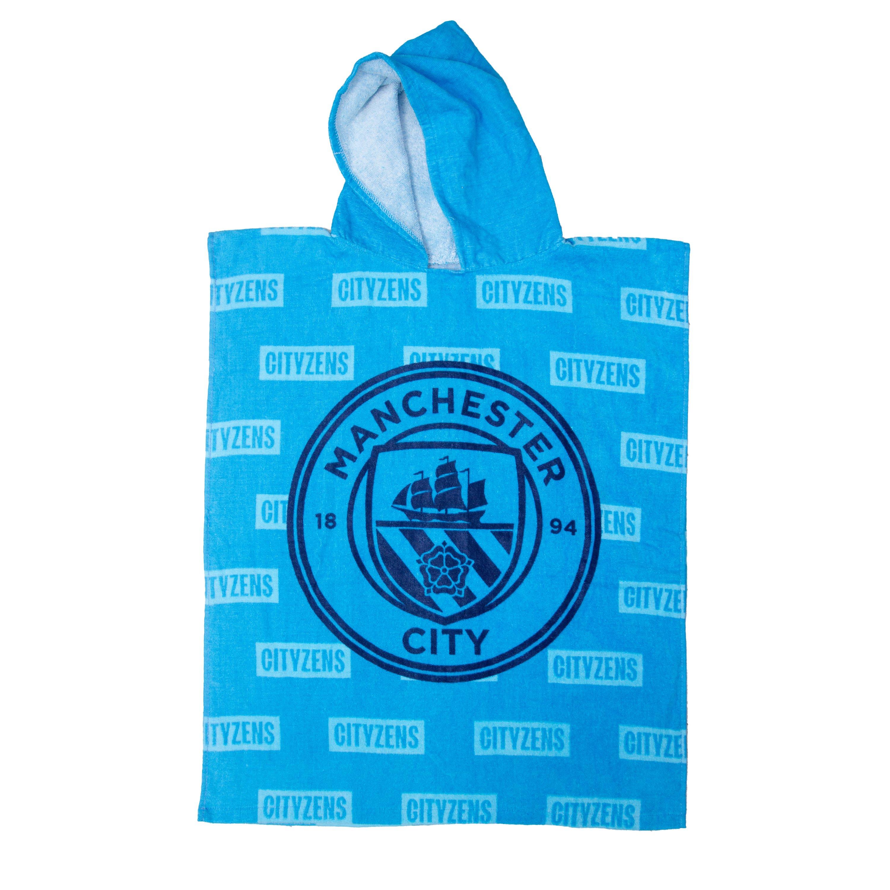 Blue - Manchester City FC - Manchester City FC Boots Medium Poncho Towel - 6