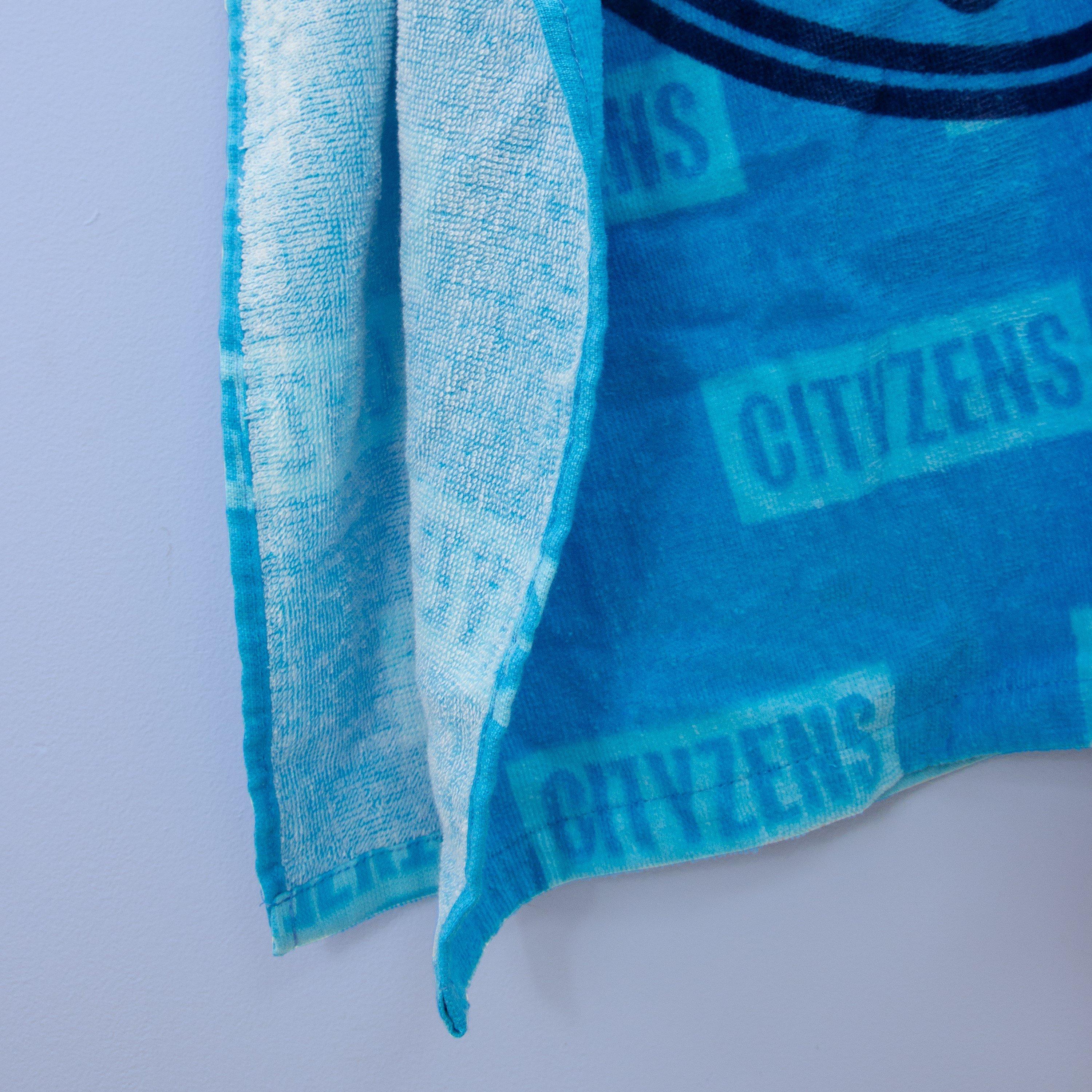 Blue - Manchester City FC - Manchester City FC Boots Medium Poncho Towel - 8