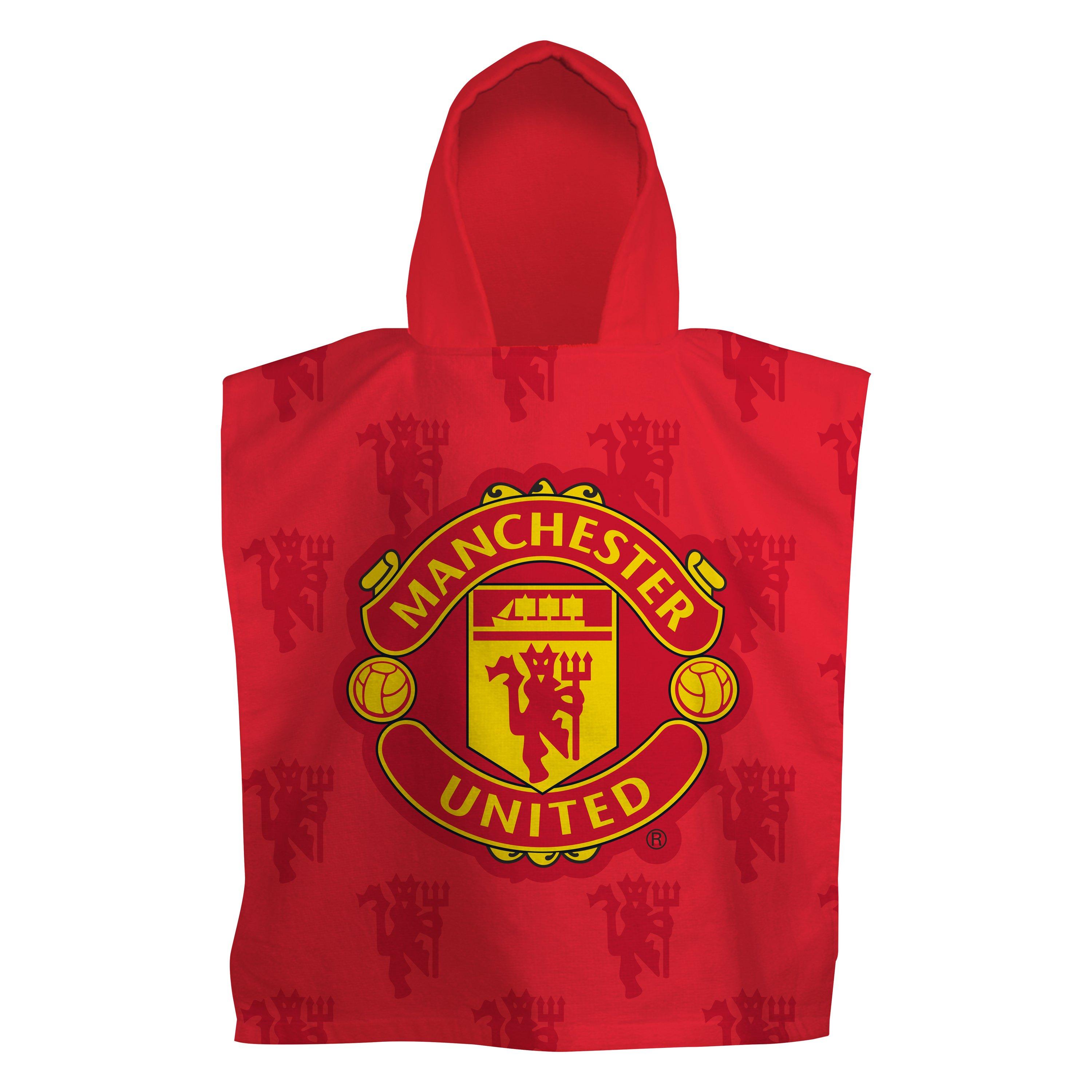 Red - Manchester United FC - Manchester United FC Boots Medium Poncho Towel - 1