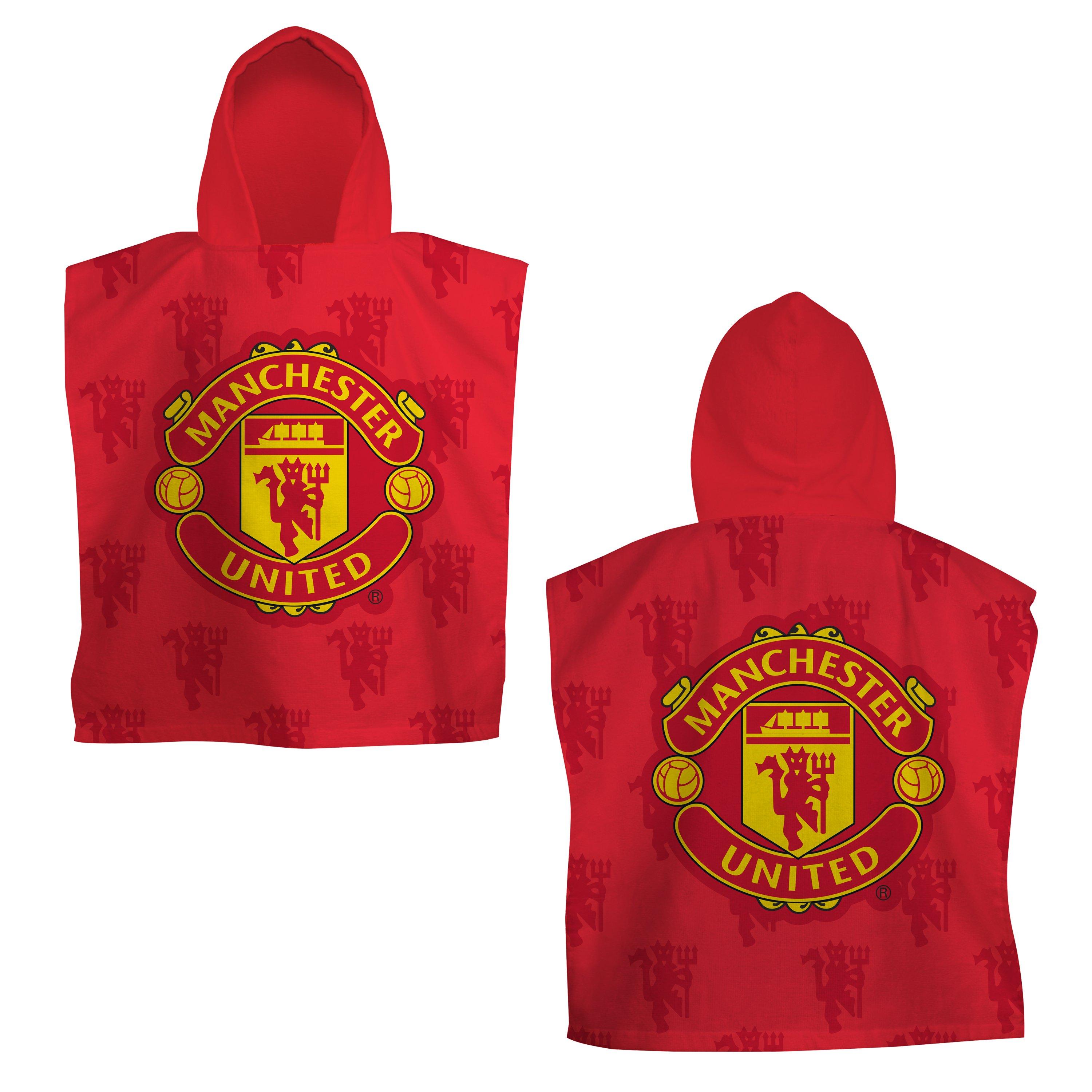 Red - Manchester United FC - Manchester United FC Boots Medium Poncho Towel - 3
