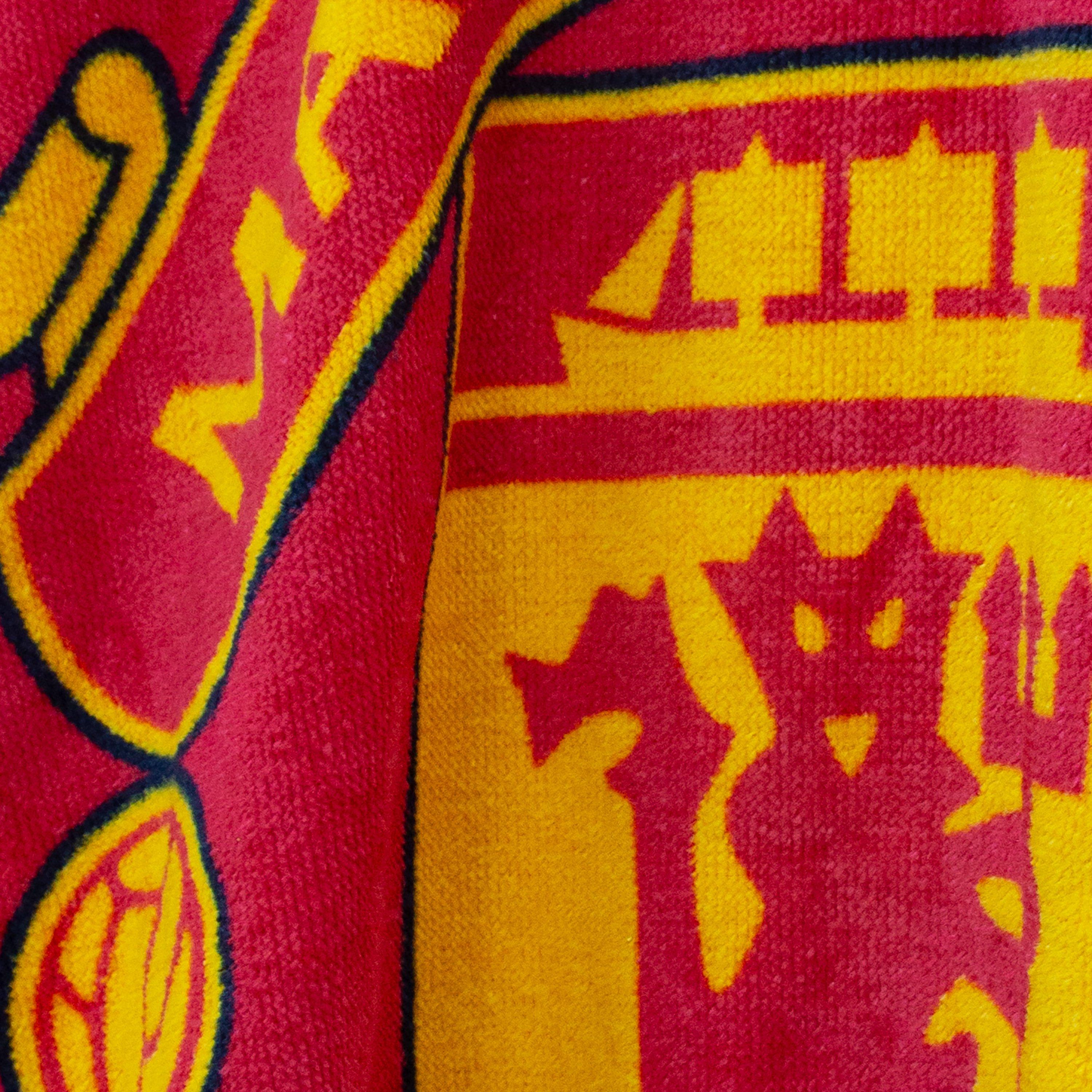 Red - Manchester United FC - Manchester United FC Boots Medium Poncho Towel - 8
