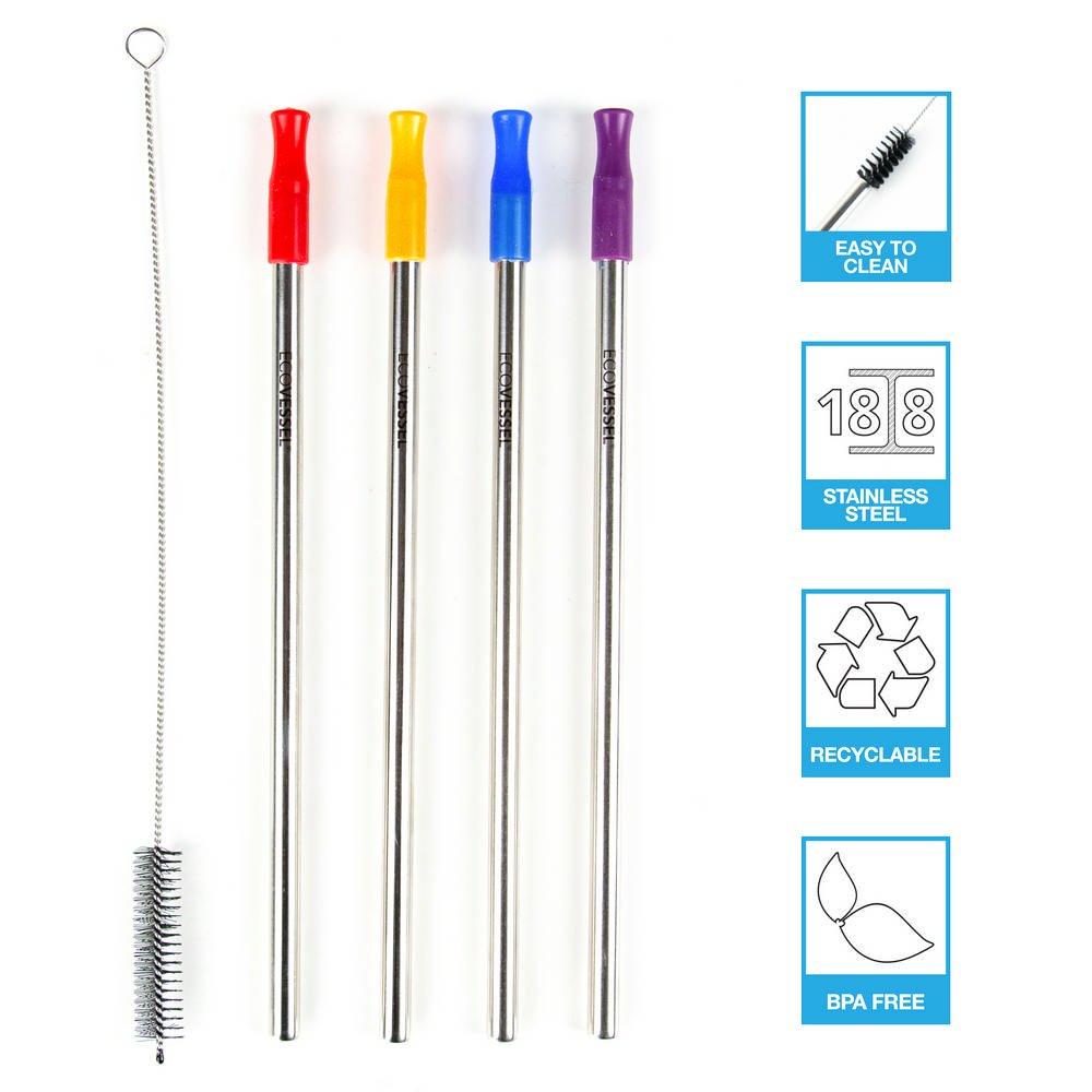 Silver - Ecovessel - Ecovessel Straw Set - 1
