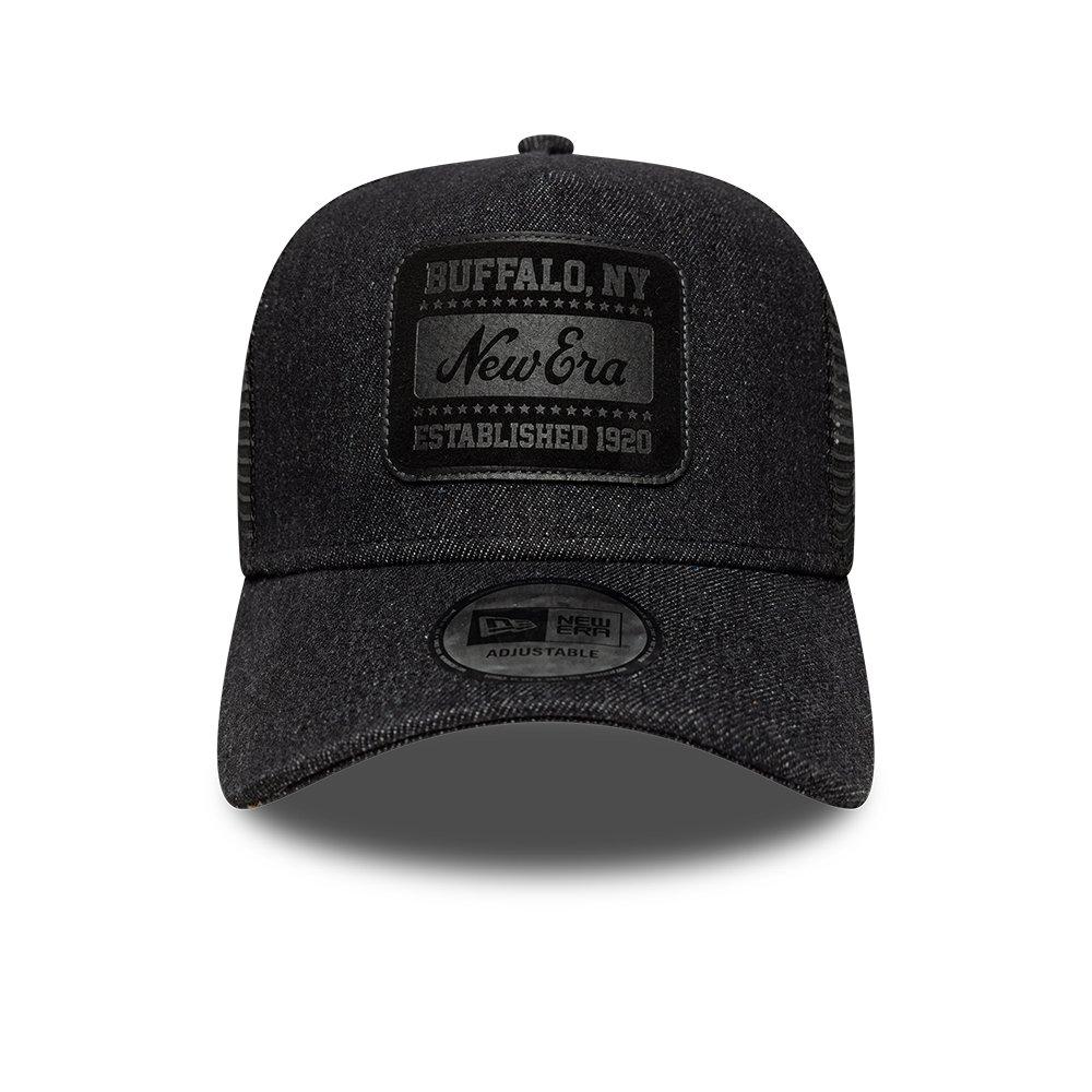 NE Black Denim - New Era - Patch Trucker Cap - 2