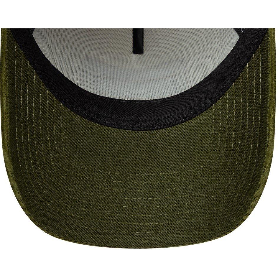 NE Cream/Green - New Era - Patch Adjustable Trucker Cap - 5