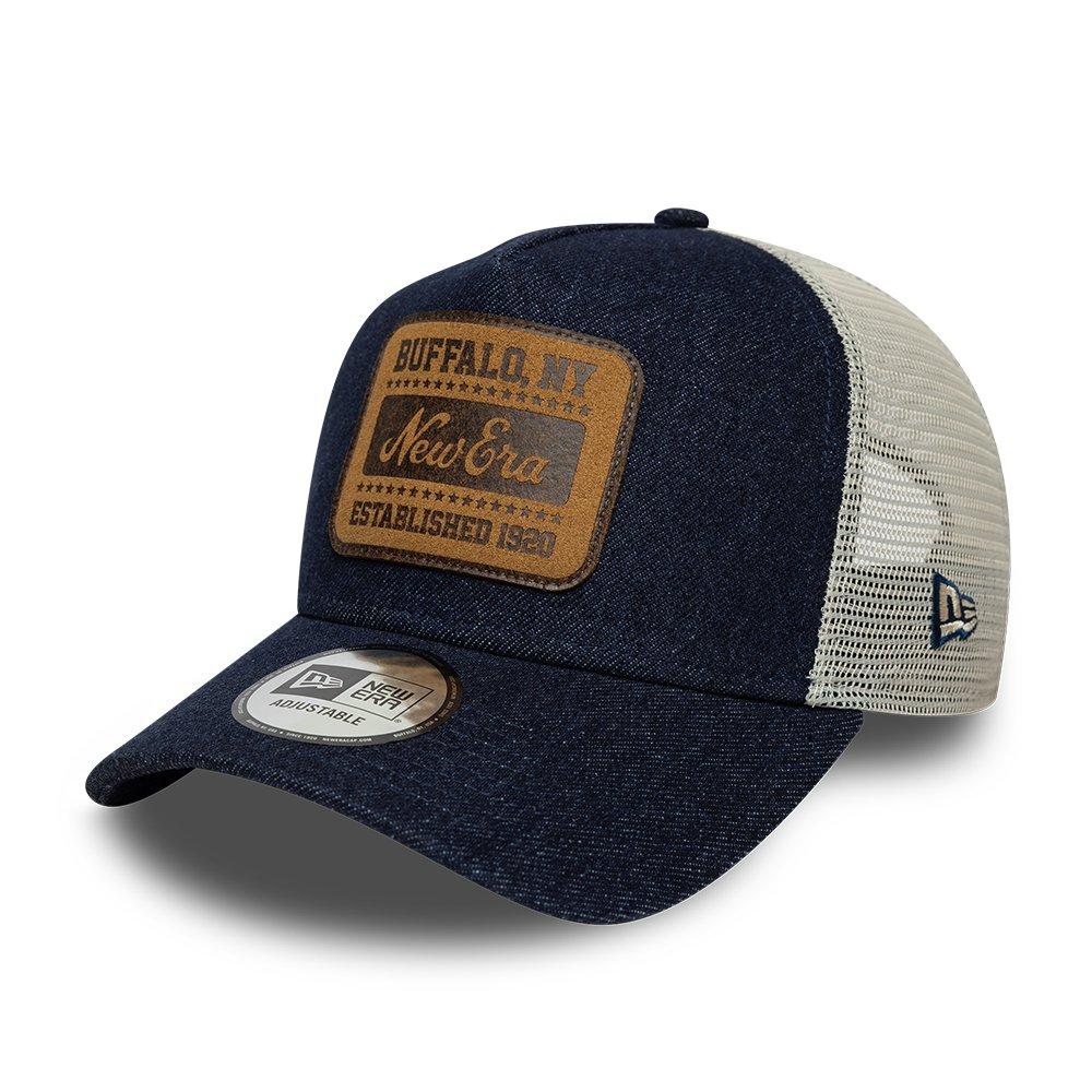 NE Blue Denim - New Era - Patch Trucker Cap - 1