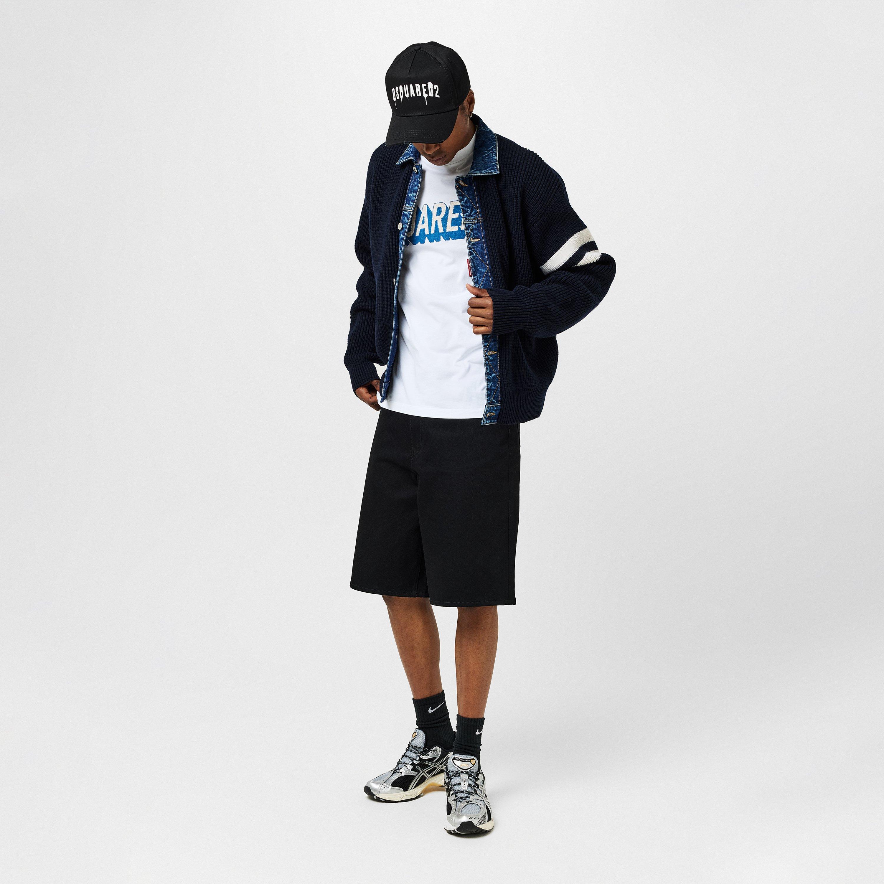 Black White - DSquared2 - Spray Paint Baseball Cap - 5