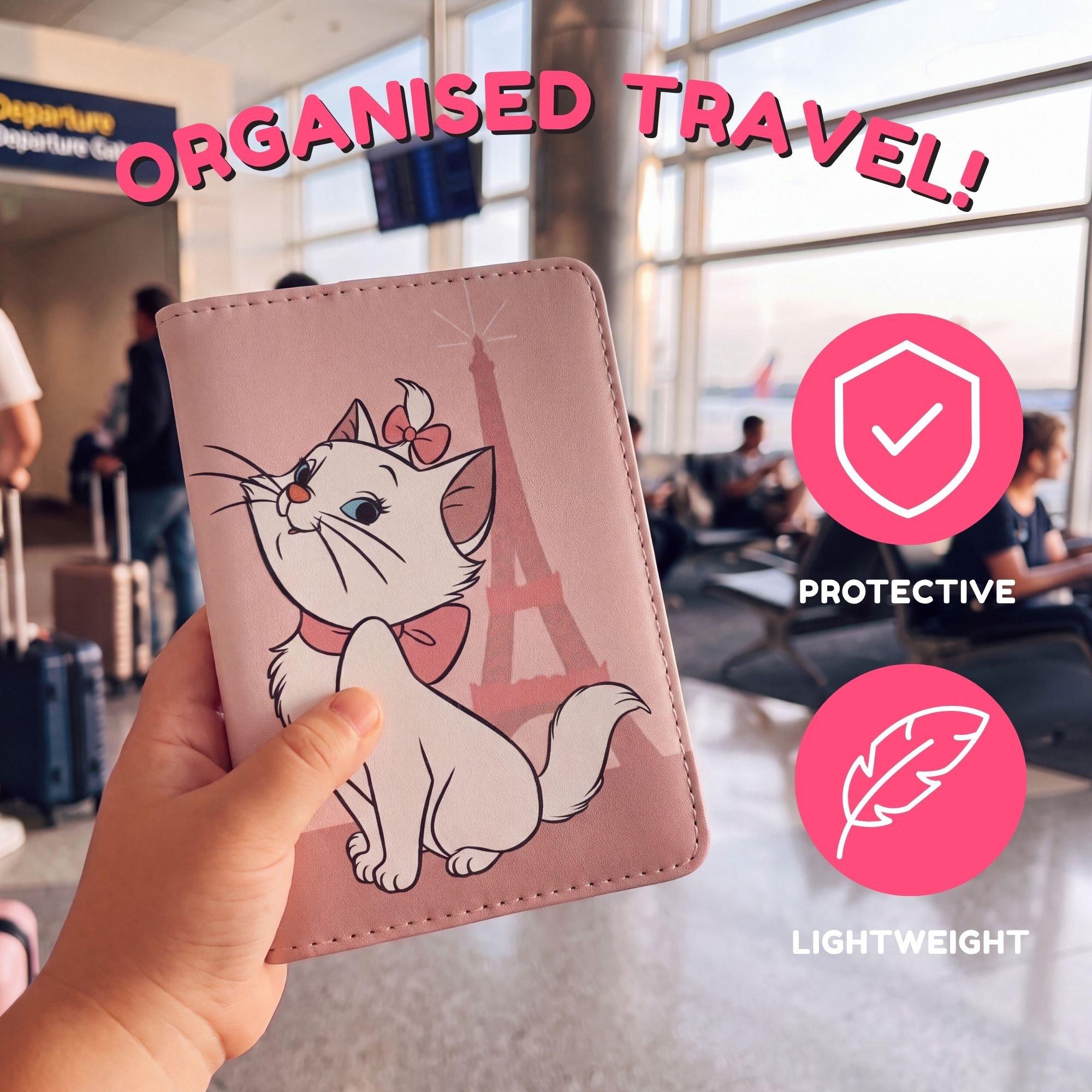 Pink - Walt Disney Pictures - Aristocats Passport Holder - 2