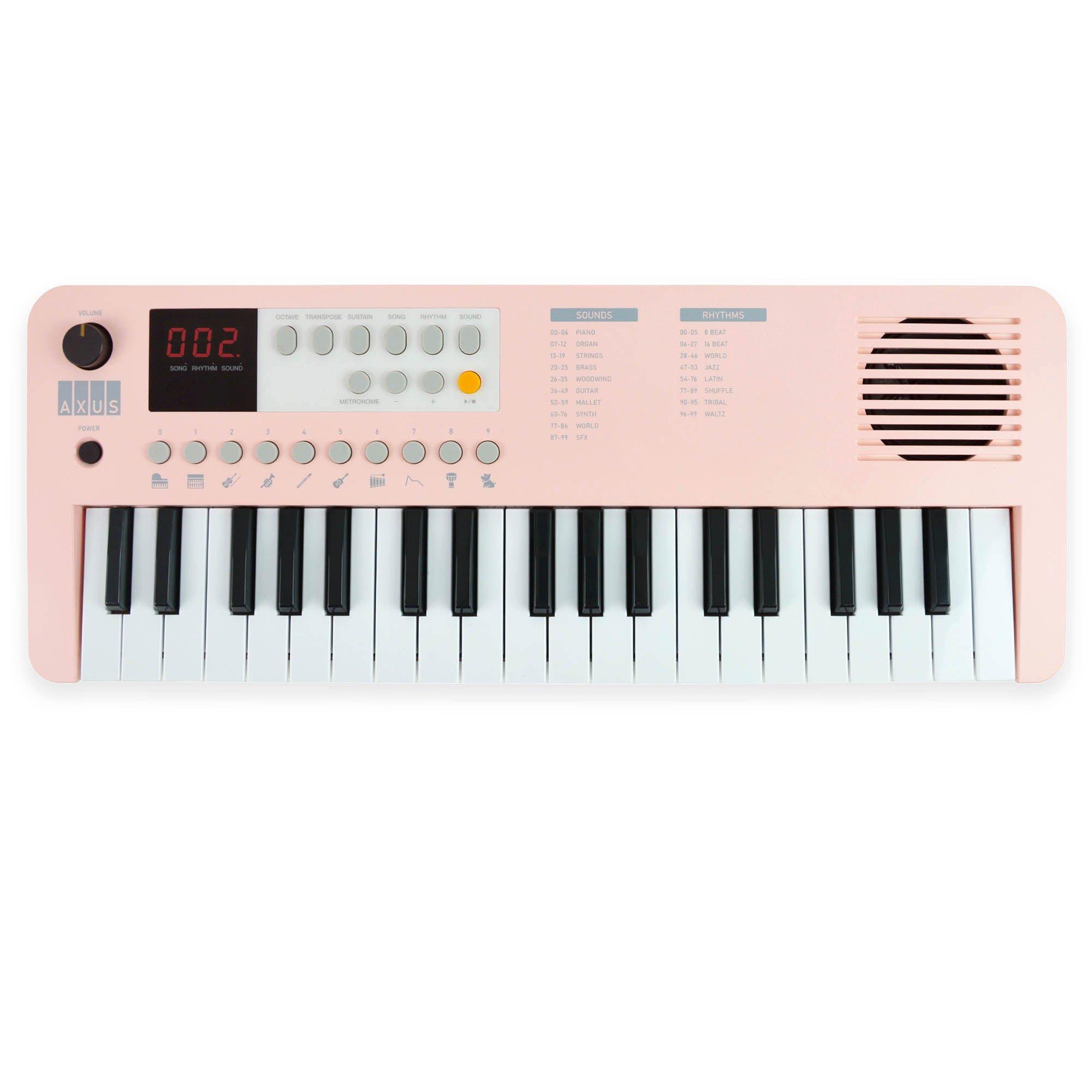 Axus  Mini Keyboard 37 Key Keyboard - Pink - 37-Key