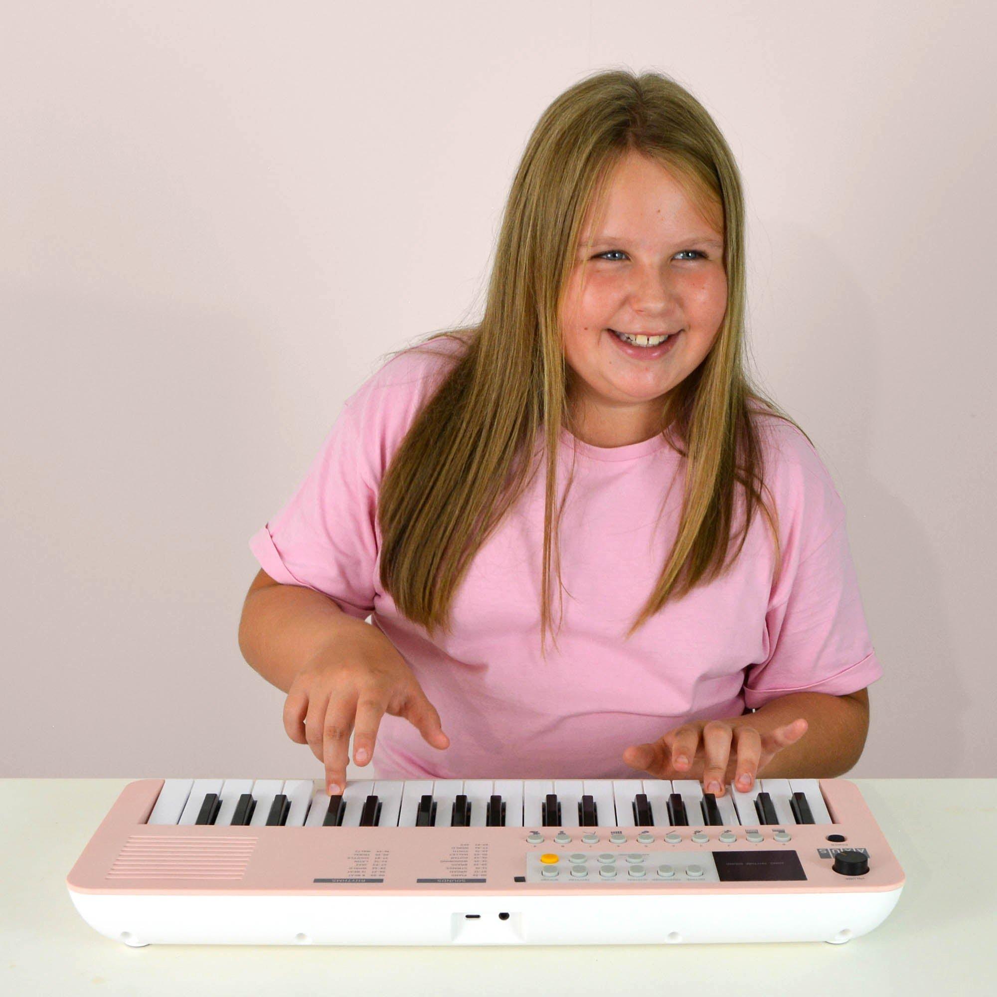 Pink - Axus - Mini Keyboard 37 Key Keyboard - 5