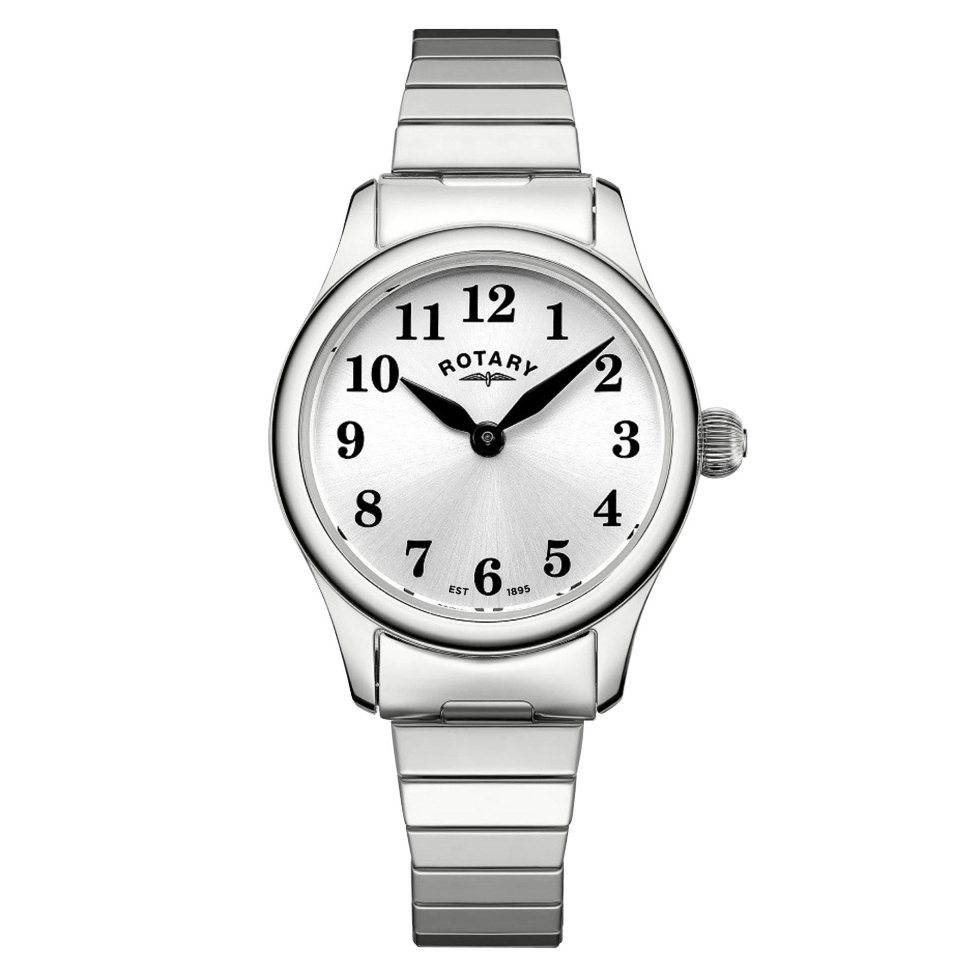 Silver - Rotary - Ladies Heritage Astoria SS Expander Watch - 1