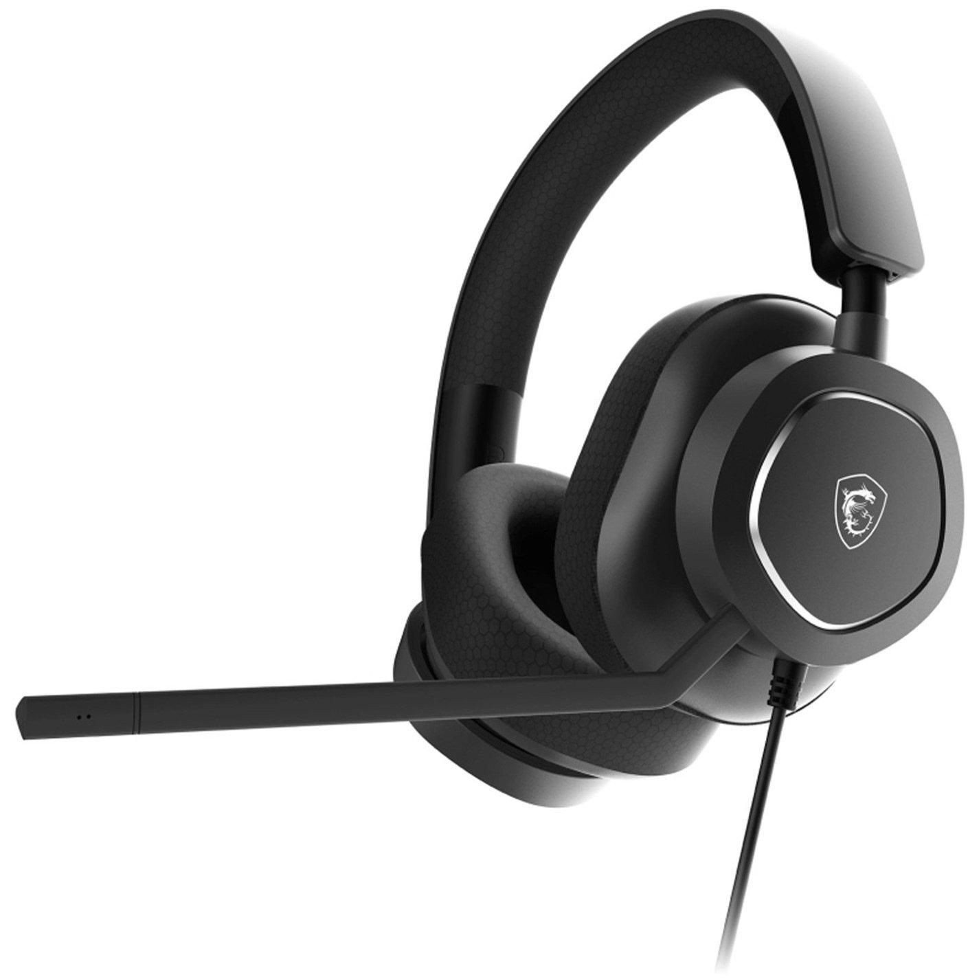 Black - MSI - Maestro 300 Gaming Headset - Black - 1