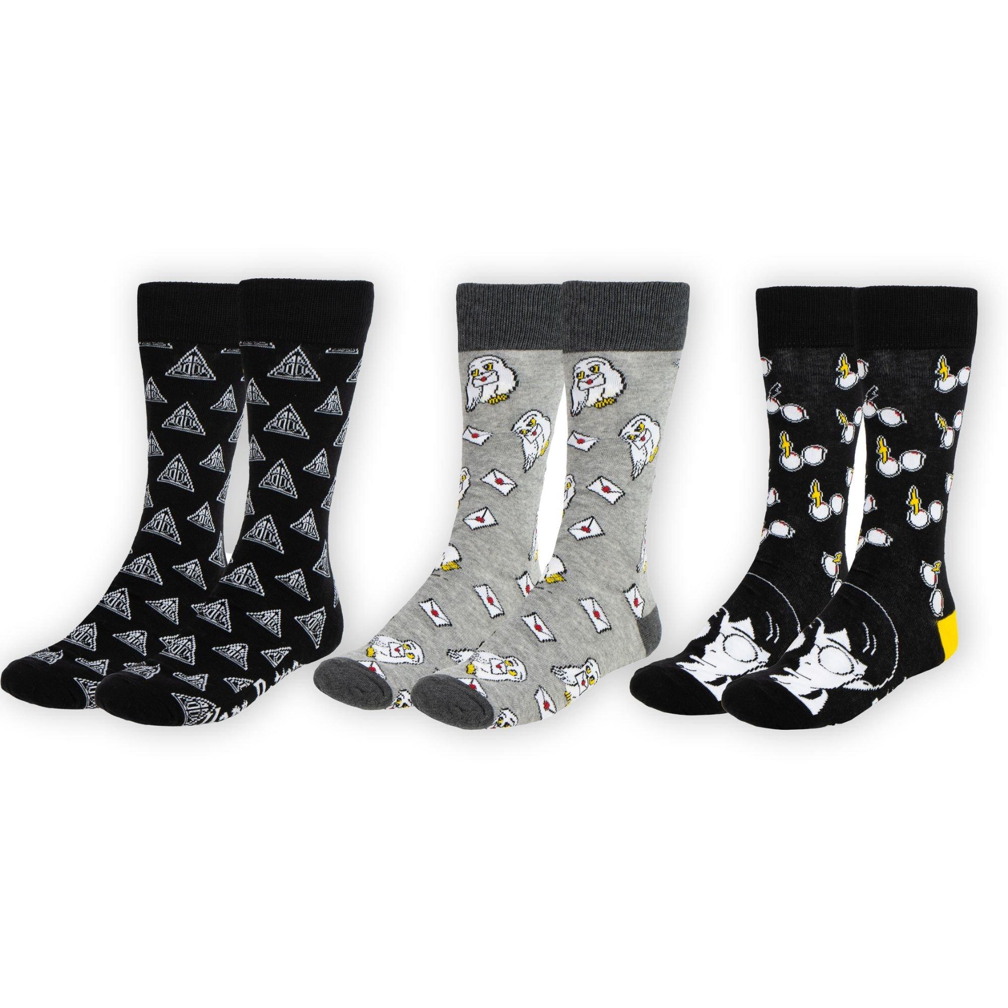 Peers Hardy Boys Grey Socks 3 Pack - Image 5